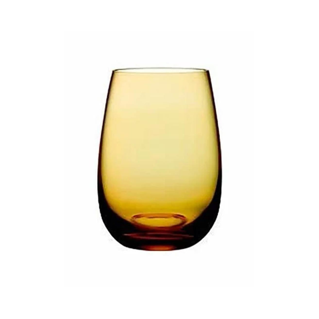 Nude 22360 Colored U Amber Su Bardağı, su ve mesrubat bardagi