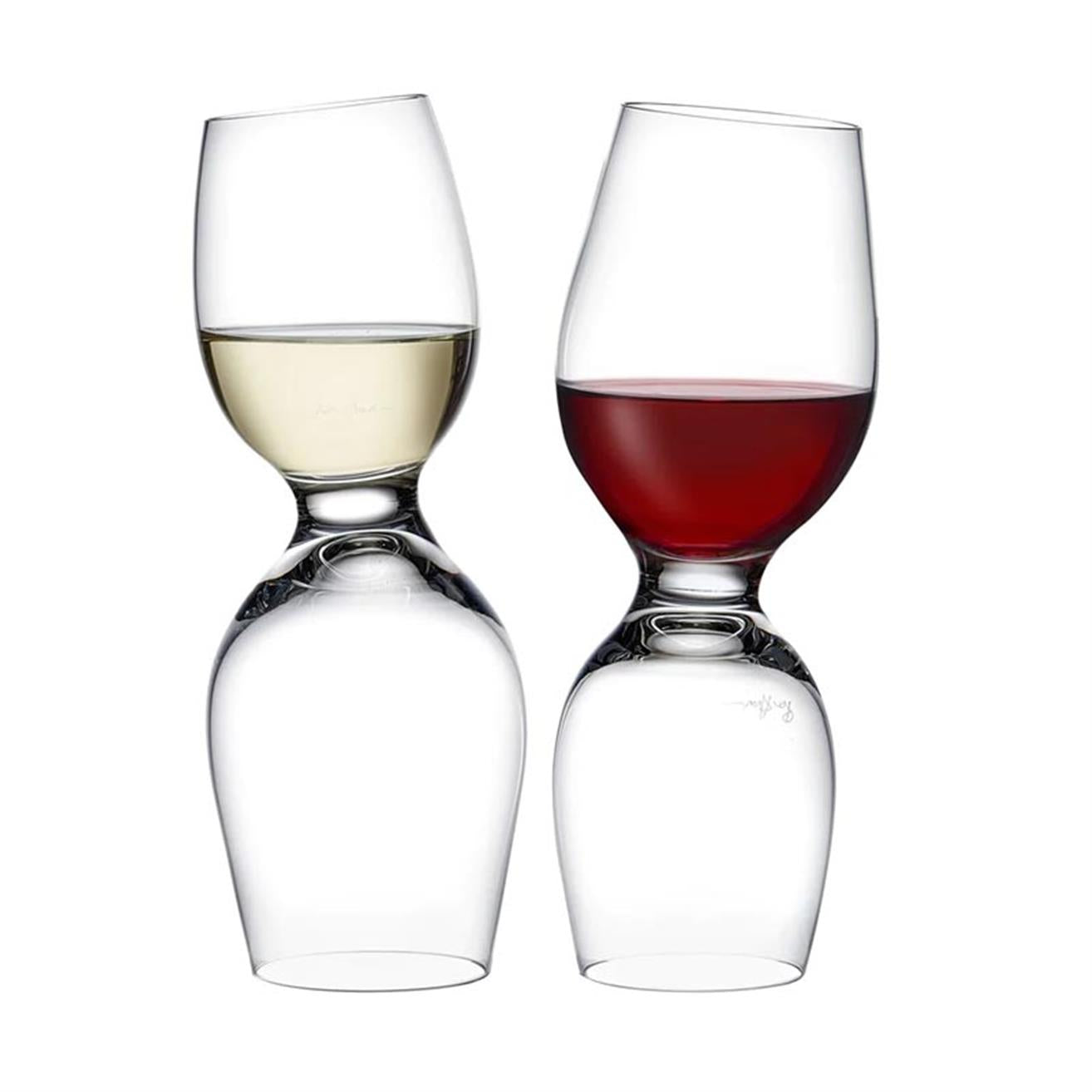 Nude 31877 Red or White Şarap Bardağı, cam servis urunu