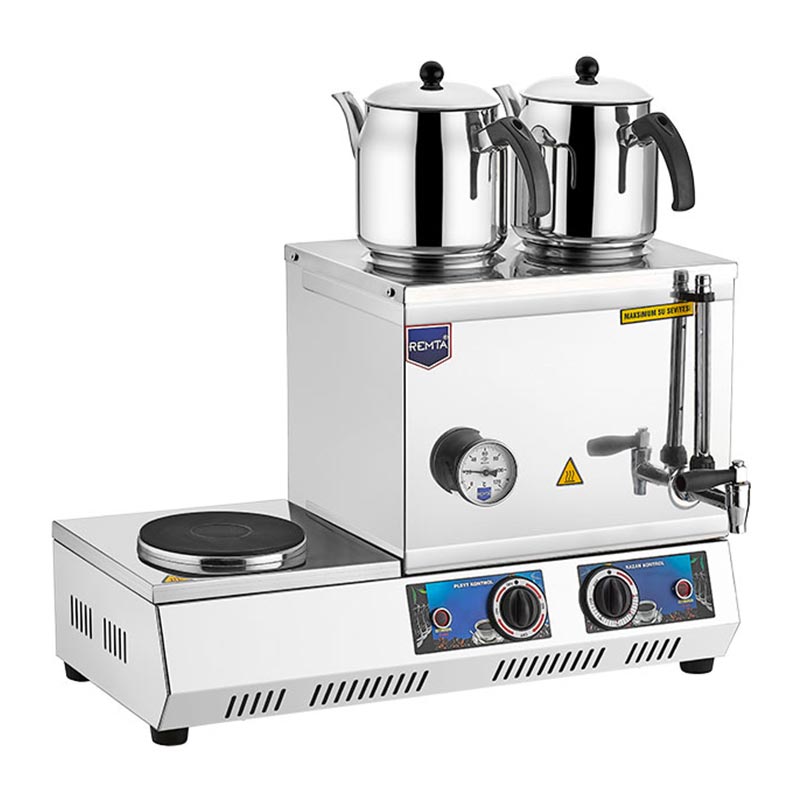 Remta K34 40 Model Kahveci Takımı, 2 Demlikli, 28 L, ısıtıcı ekipman