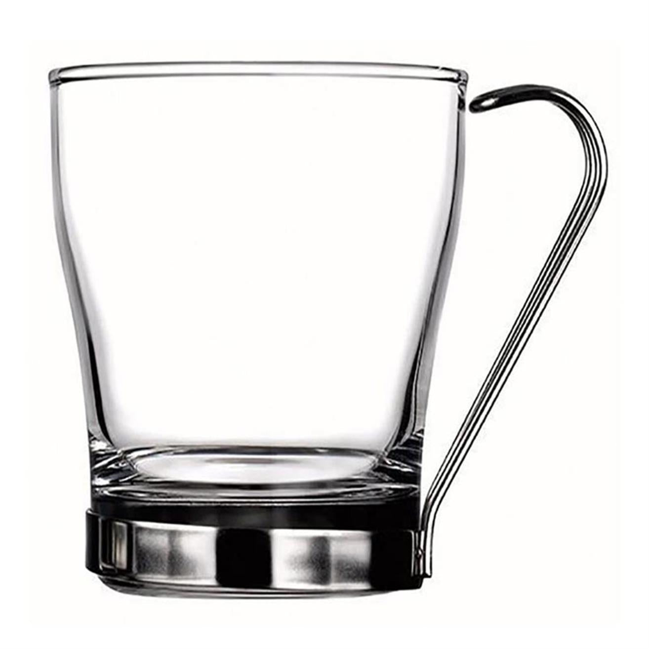Paşabahçe 42665 Chroma Metal Kulplu Bardak, sicak icecek bardagi