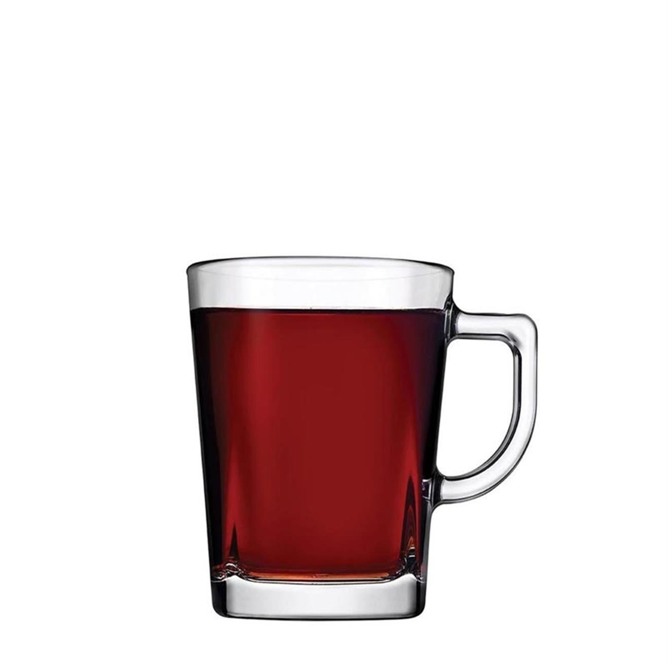 Paşabahçe 55223 Carre Kulplu Cam Bardak, cam servis urunu