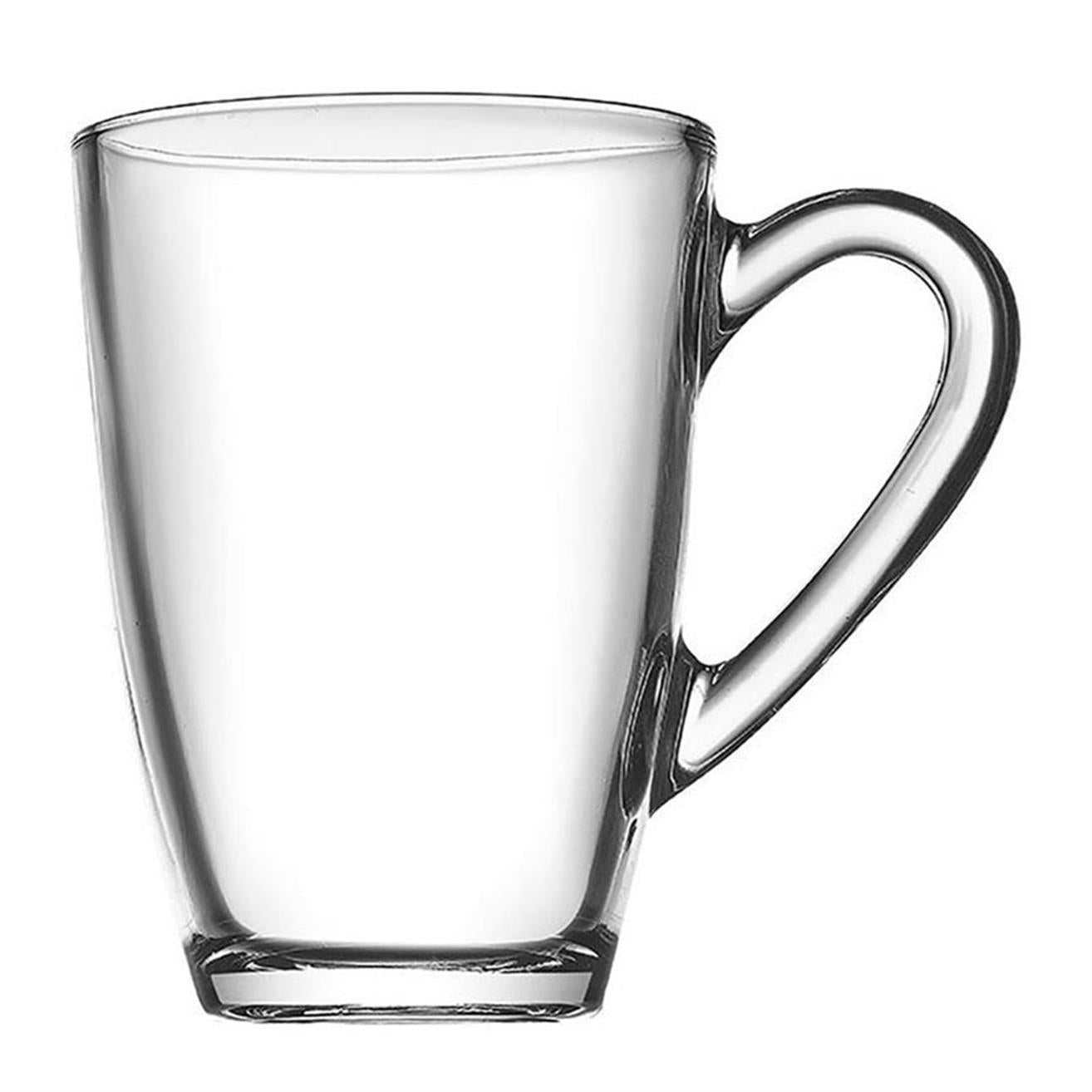 Paşabahçe 55393 Aqua Kulplu Bardak, sicak icecek bardagi