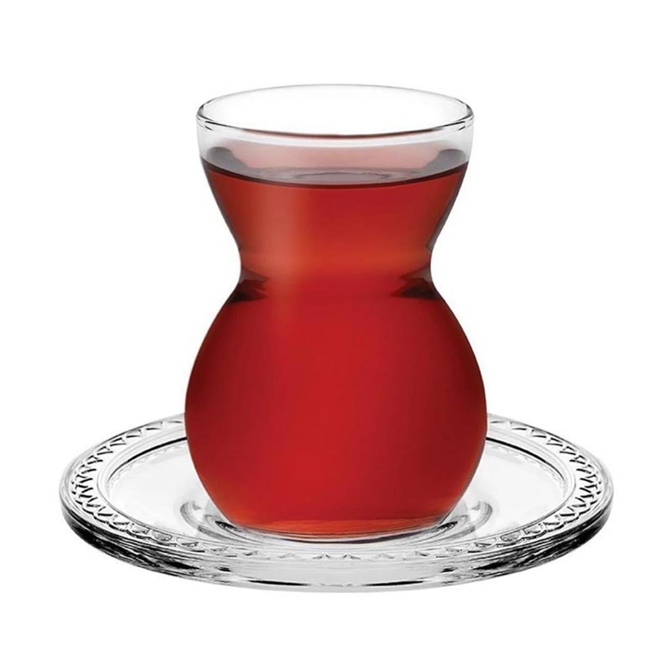 Paşabahçe 96575 Etnik Çay Takımı, cam servis urunu