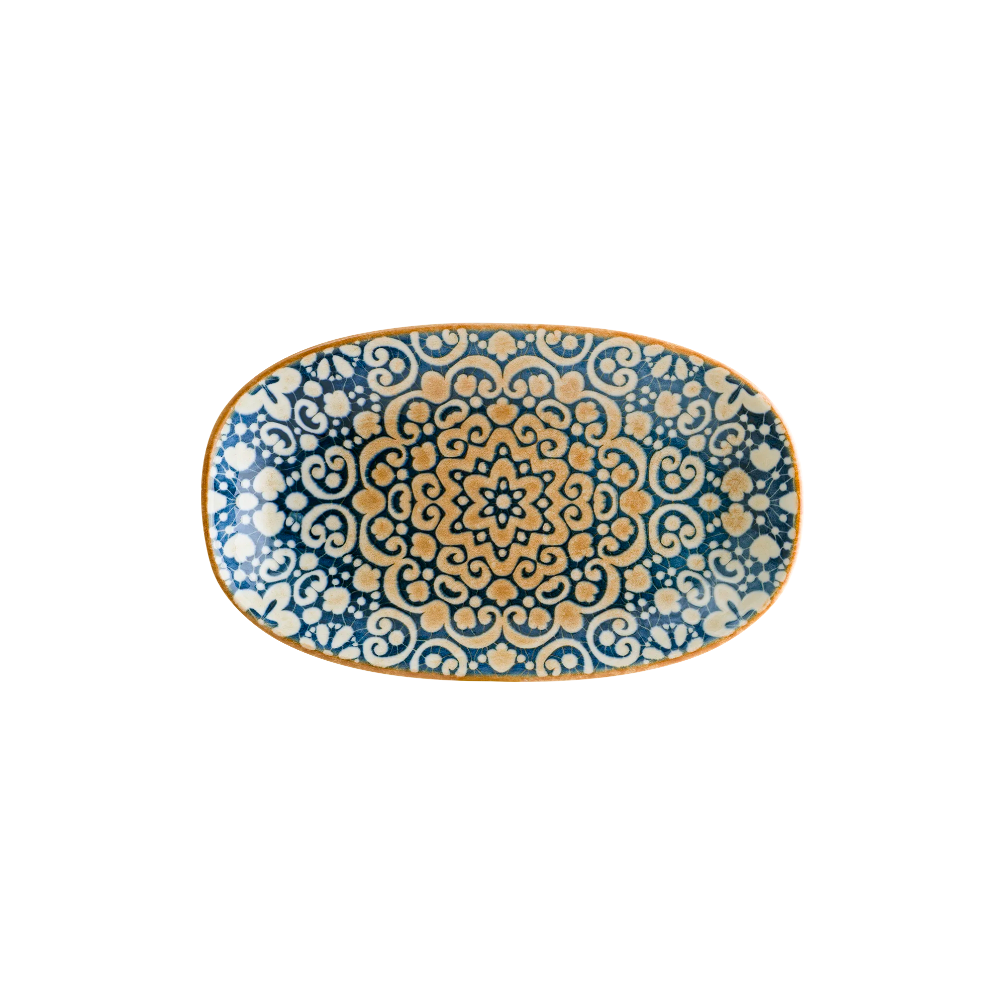 Bonna Alhambra Gourmet Oval Kayık Tabak 29*17 cm 700 cc, sunum tabağı