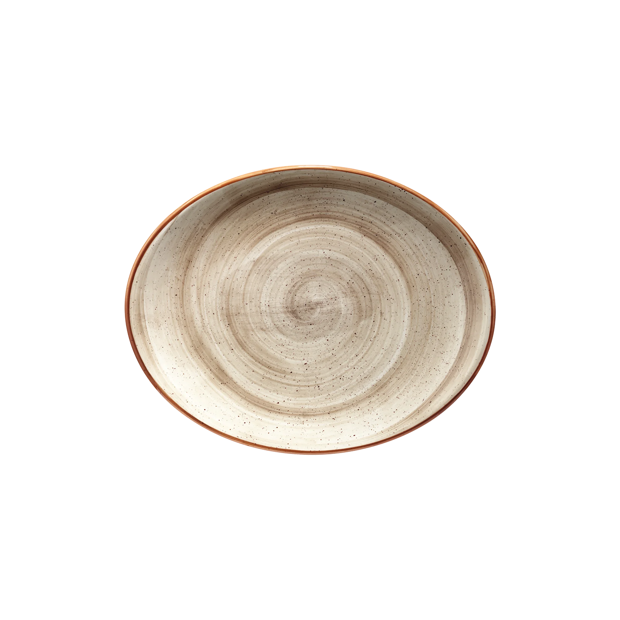 Bonna Terrain Moove Oval Tabak 36*28 cm, servis tabağı