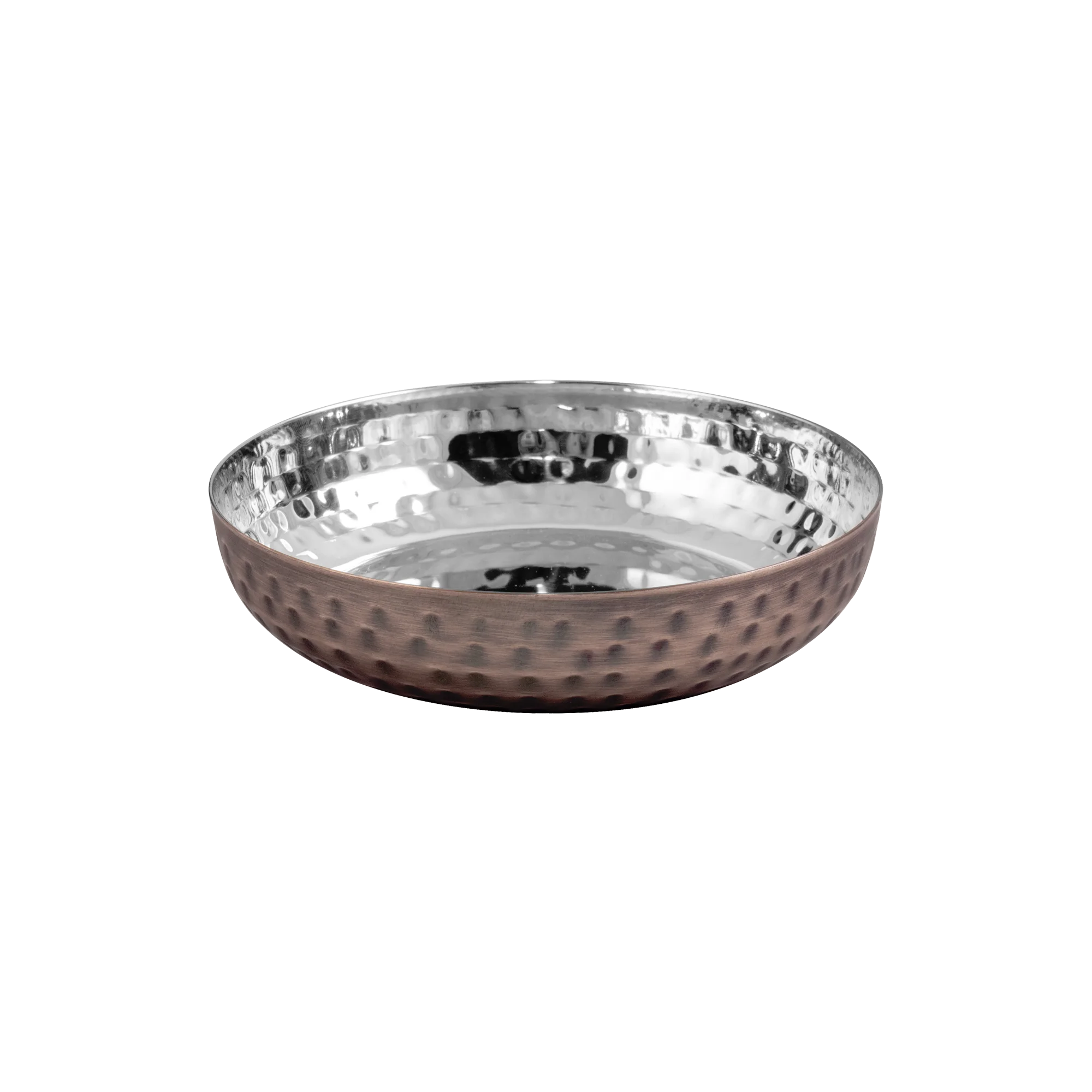 Bonna Bakır Dövme Atıştırma tabağı 12.5 x 3 cm - 250 ml, profesyonel servis ürünü