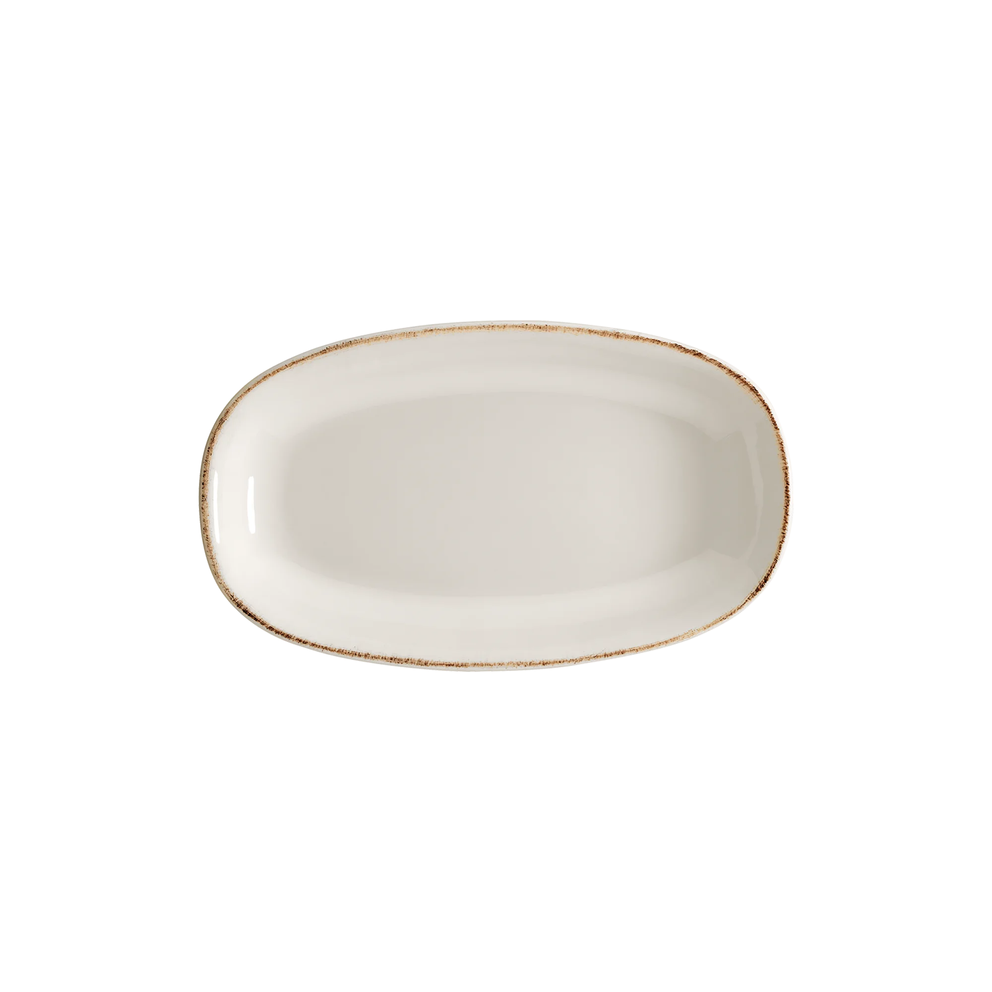 Bonna Retro Gourmet Oval Kayık Tabak 19*11 cm 200 cc, sunum tabağı