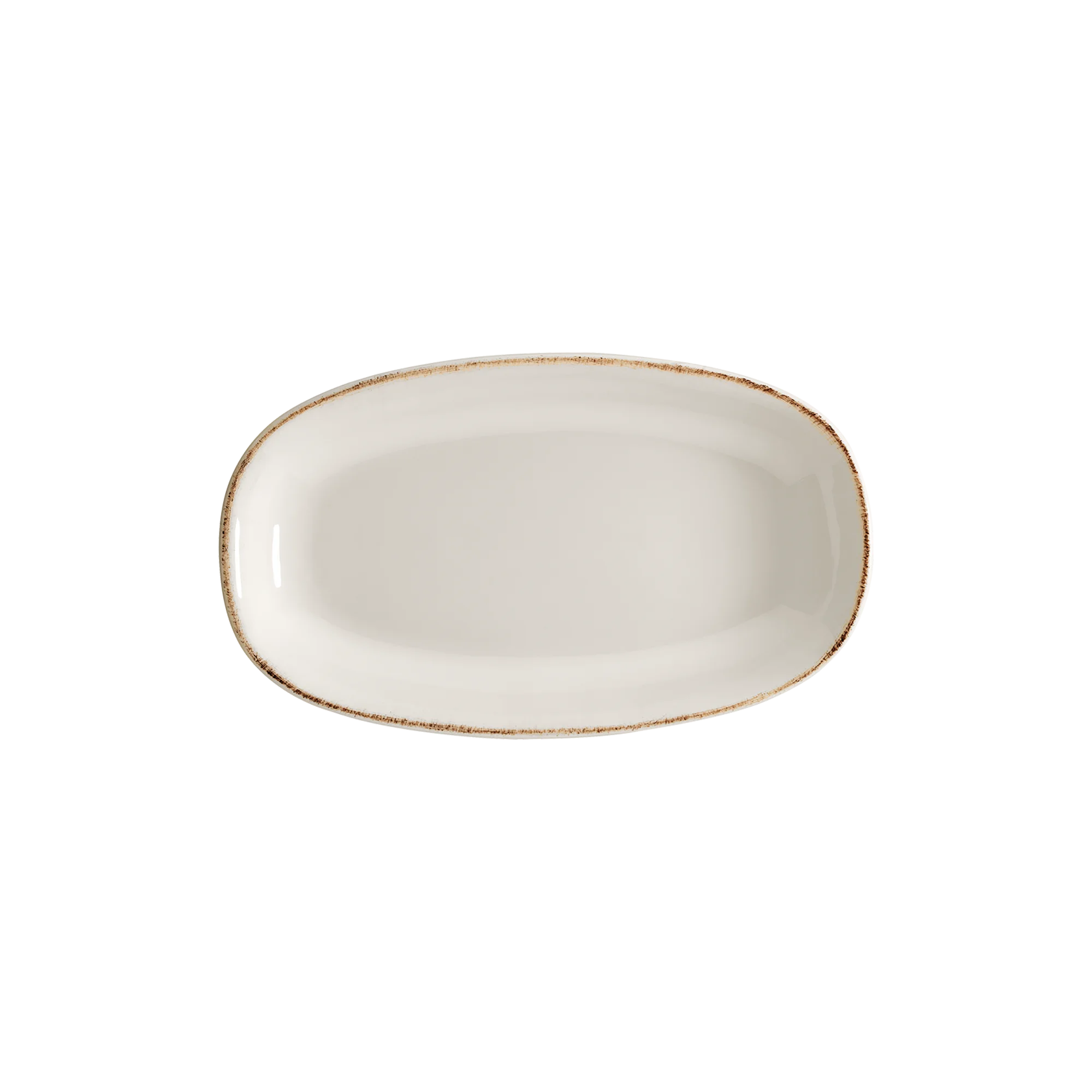 Bonna Retro Gourmet Oval Kayık Tabak 34*19 cm 1050 cc, sunum tabağı