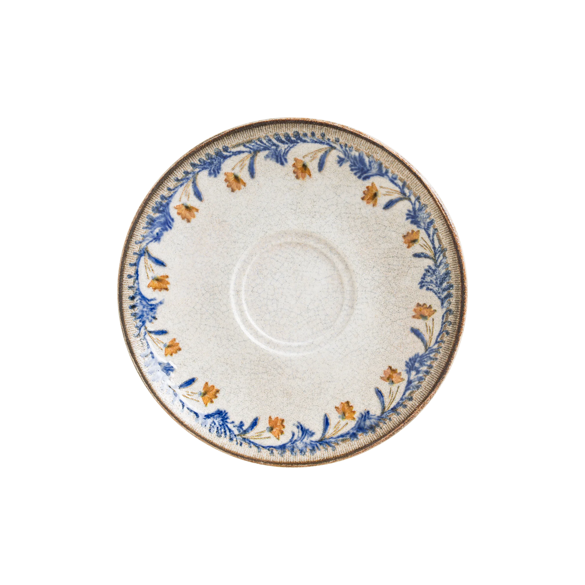 Bonna Retro Floral Gourmet Kahve Fincan Tabağı 16 cm, fincan tabağı