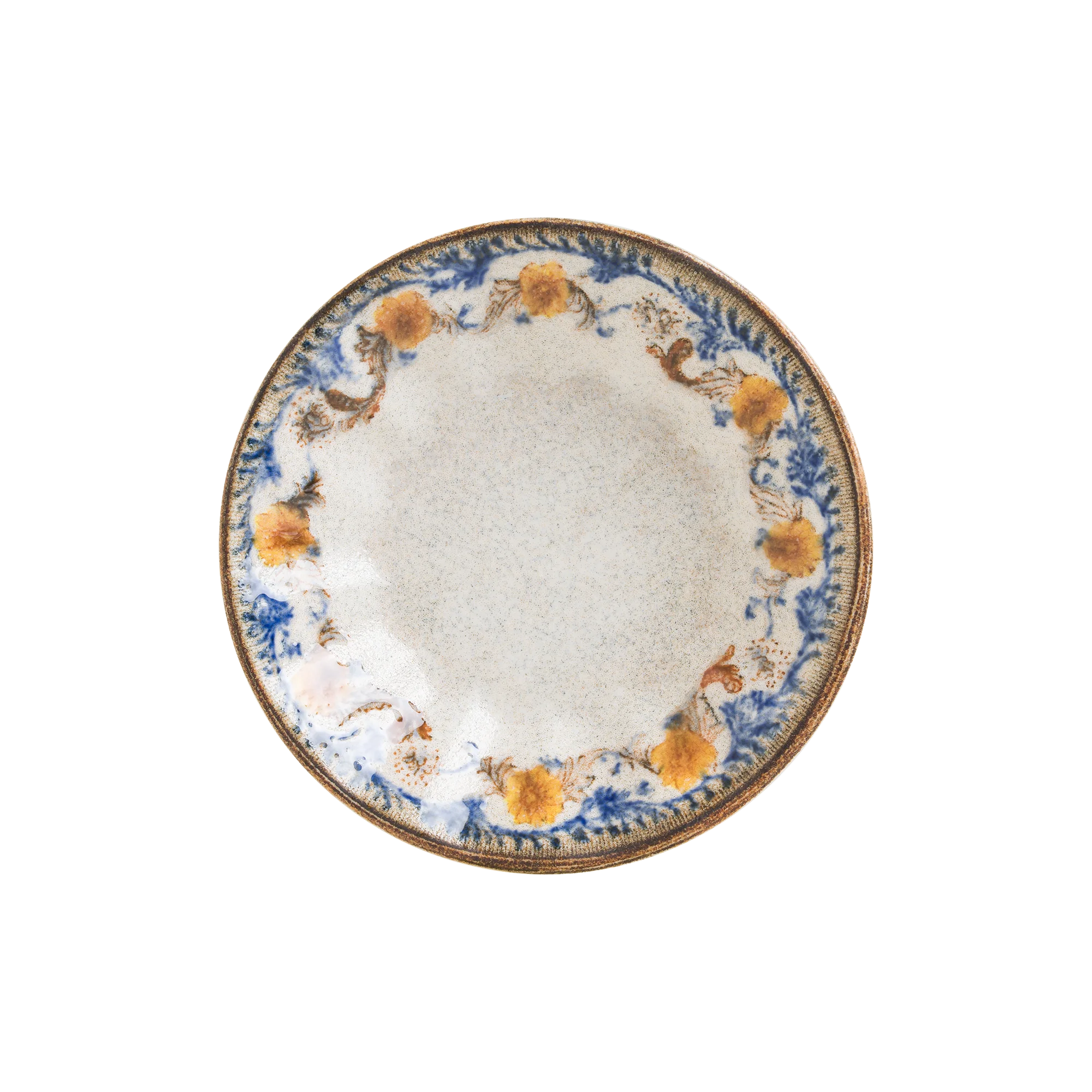 Bonna Retro Floral Rita Acem Çay Tabağı 11 cm, profesyonel servis ürünü