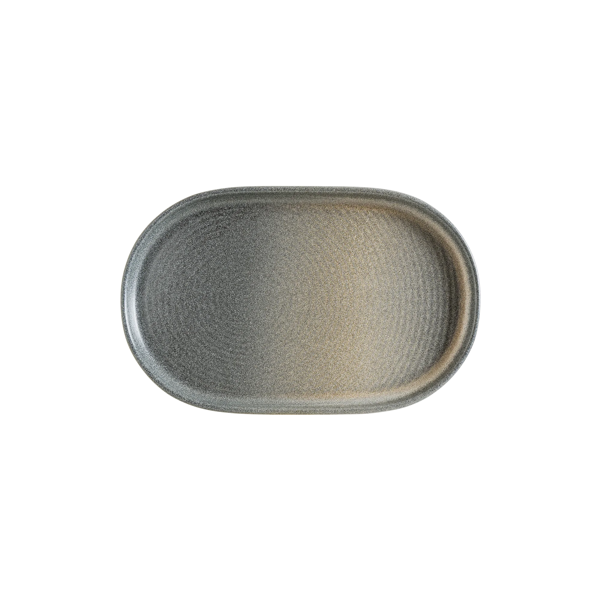 Bonna Hornfels Ripple Oval Tabak 15 cm, servis tabağı