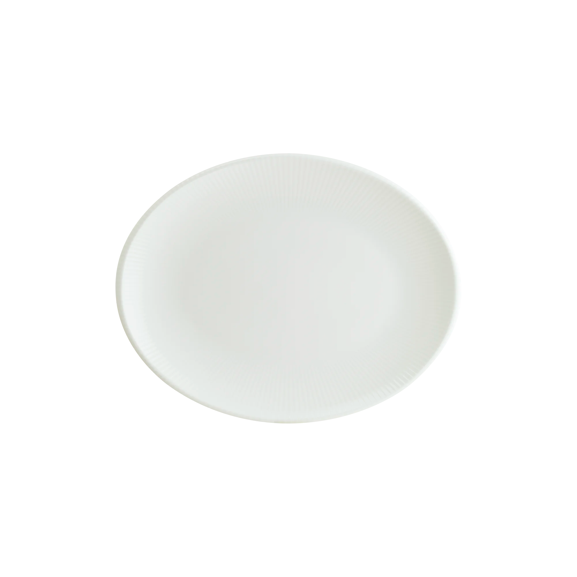 Bonna Iris White Moove Oval Tabak 25 cm, servis tabağı