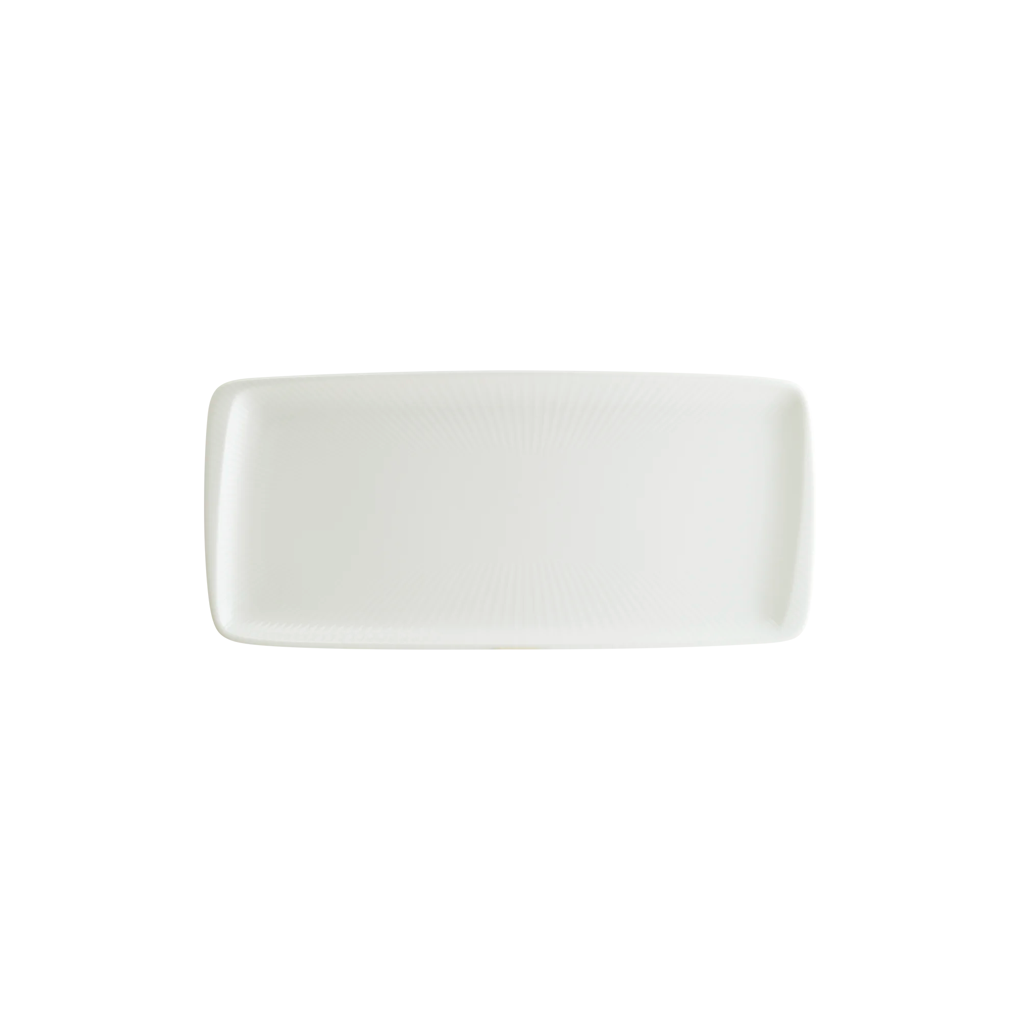 Bonna Iris White Moove Dikdörtgen Tabak 34*16 cm, servis tabağı