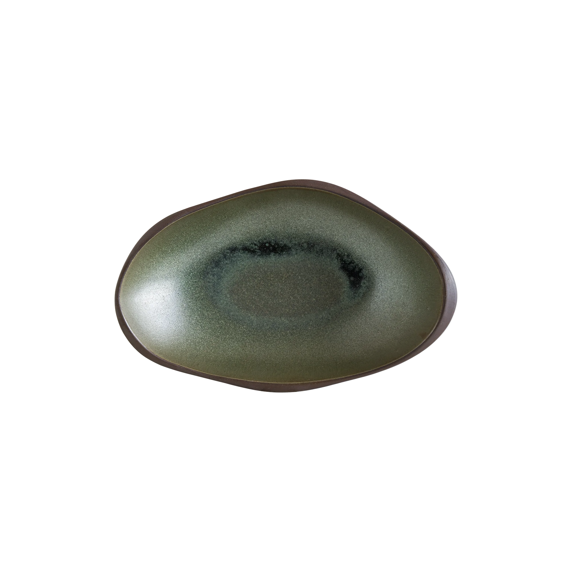 Bonna Lagoon Olive Oval Tabak 31cm, servis tabağı