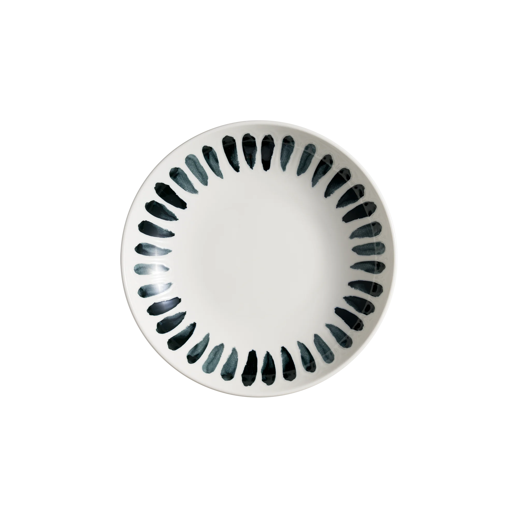 Bonna Lavis Black Bloom Çukur Tabak 23 cm 1000 cc, çukur tabak