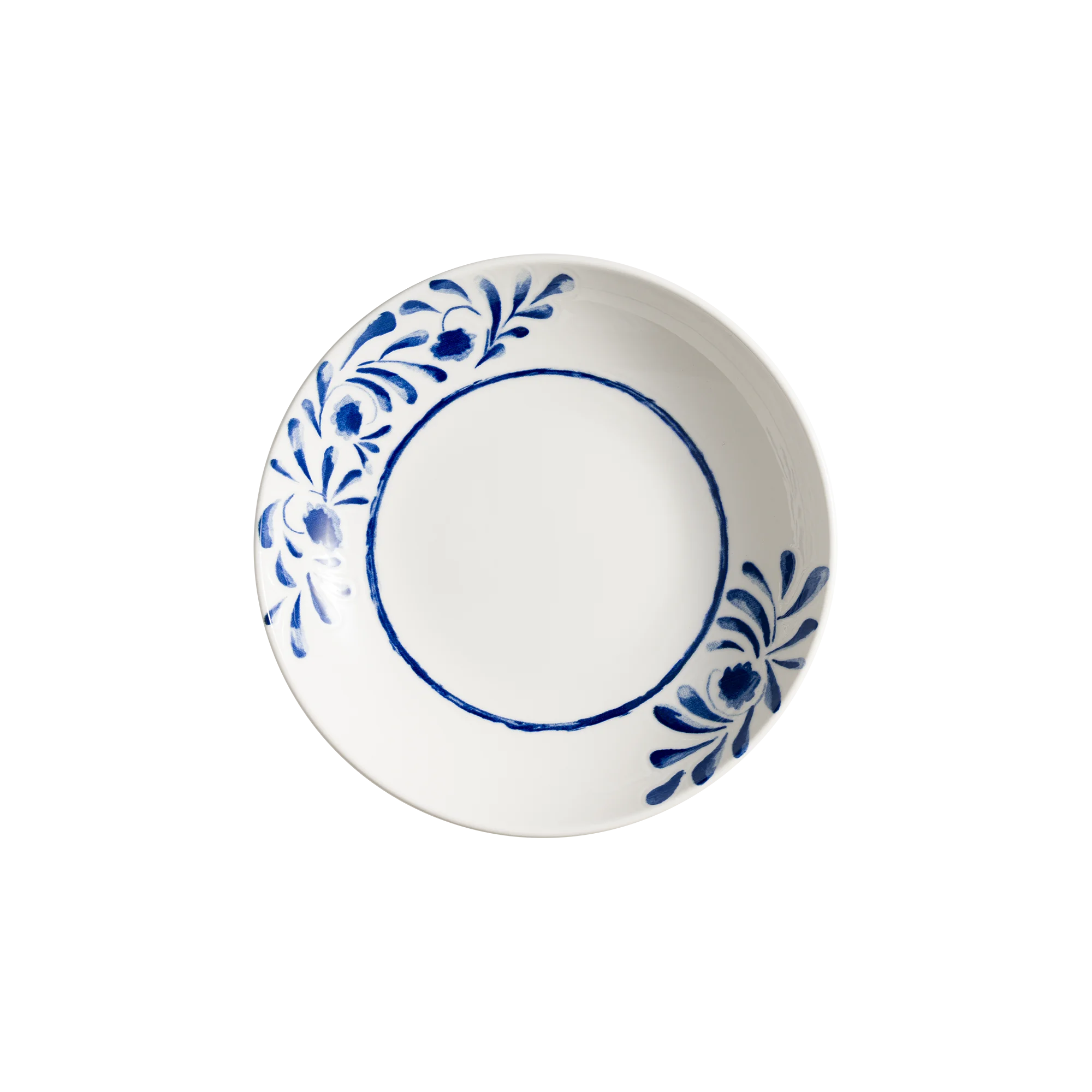 Bonna Lavis Blue Bloom Çukur Tabak 23 cm 1000 cc, çukur tabak