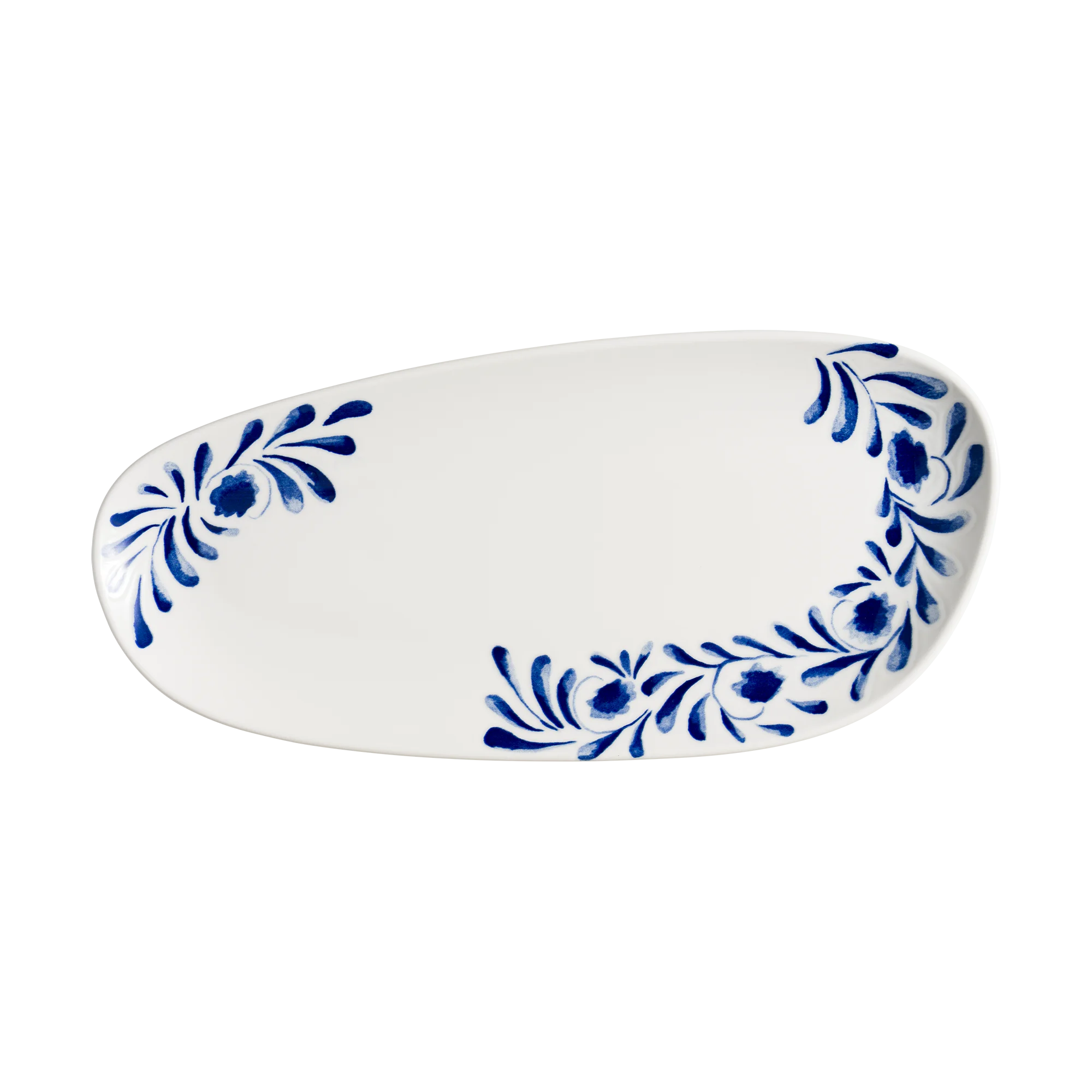 Bonna Lavis Blue Vago Dikdörtgen Tabak 36 cm, servis tabağı