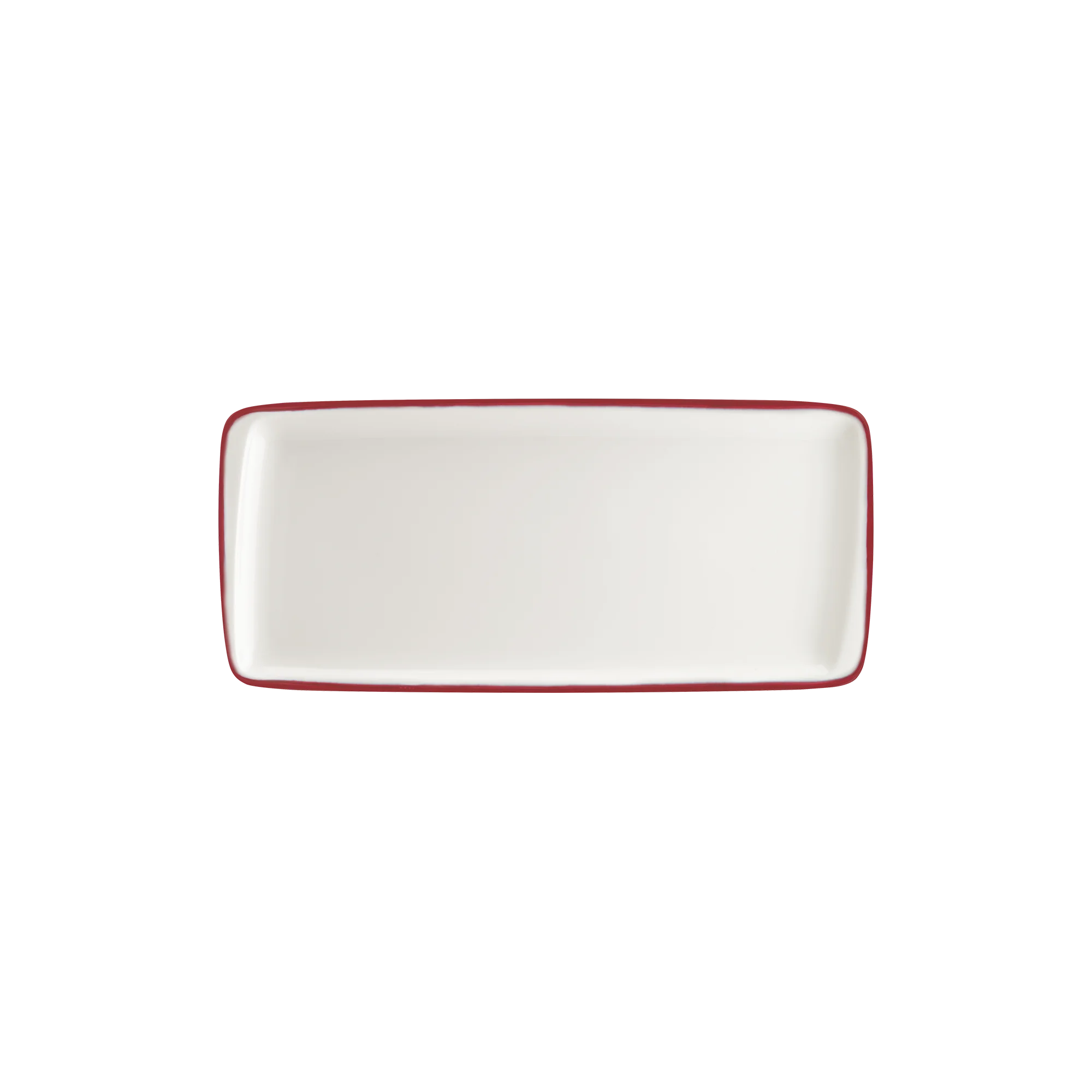 Bonna Linea Burgundy Moove Dikdörtgen Tabak 34*16 cm, servis tabağı