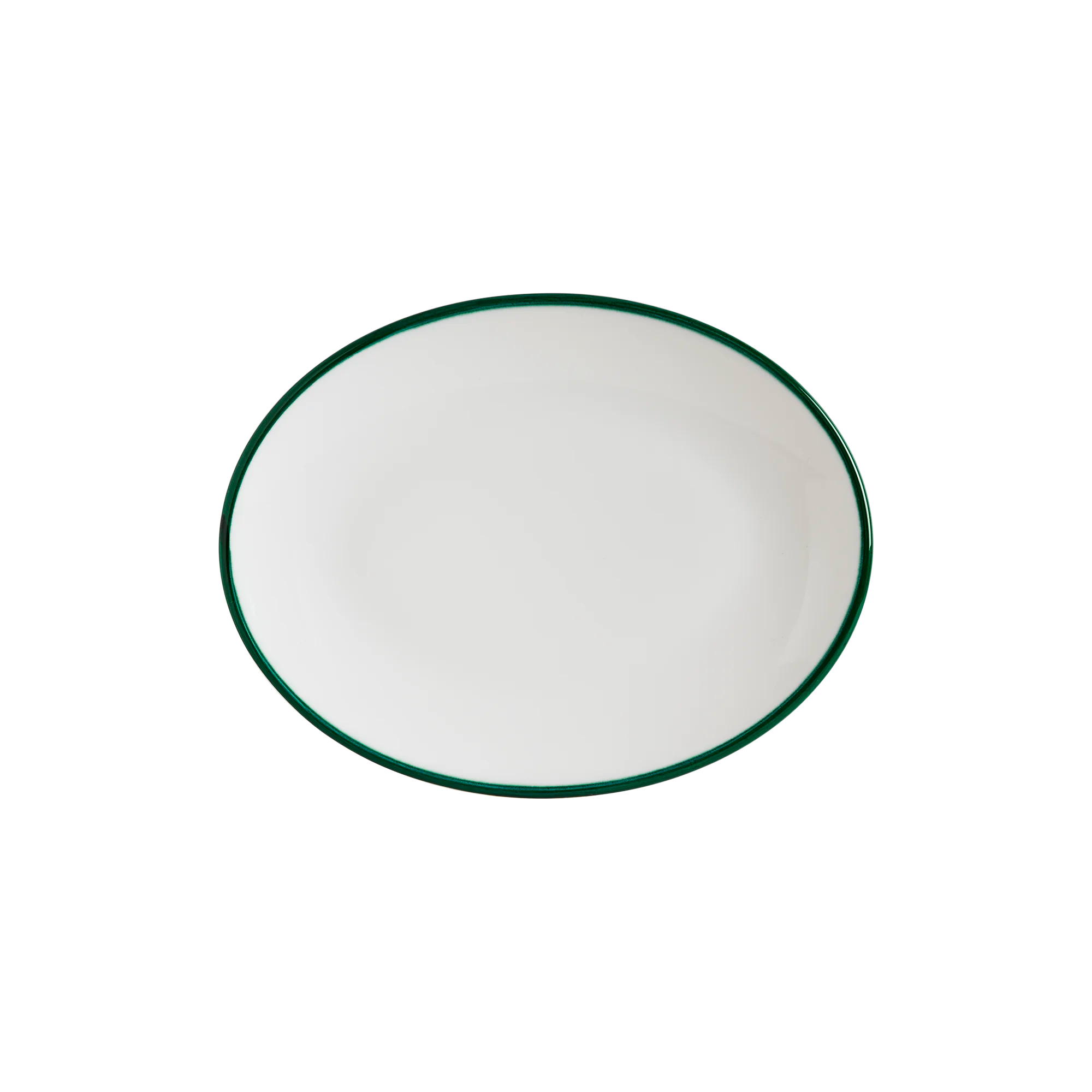 Bonna Linea Green Moove Oval Tabak 36*28 cm, servis tabağı