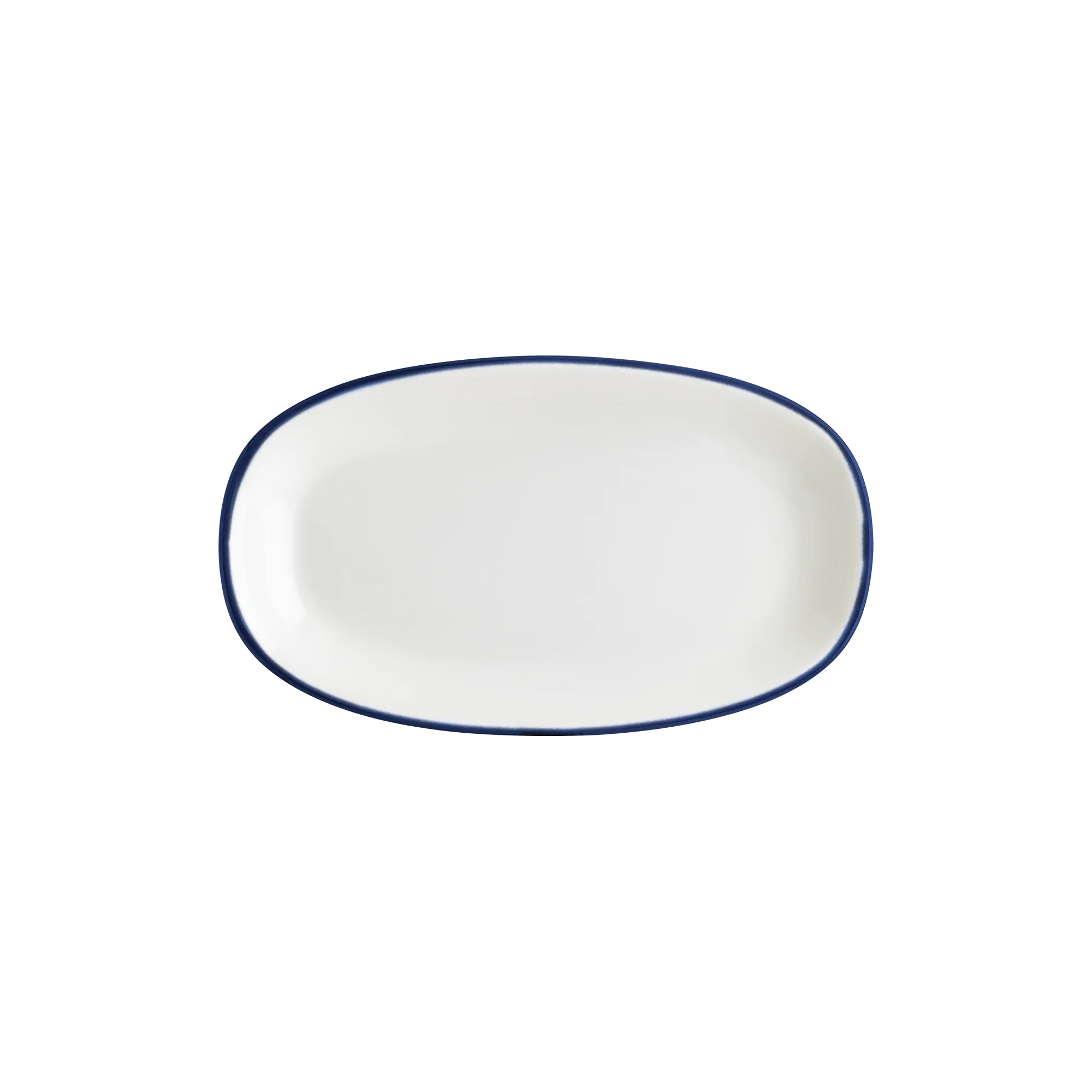 Bonna Linea Blue Gourmet Oval Kayık Tabak 19*11 cm 200 cc, sunum tabağı