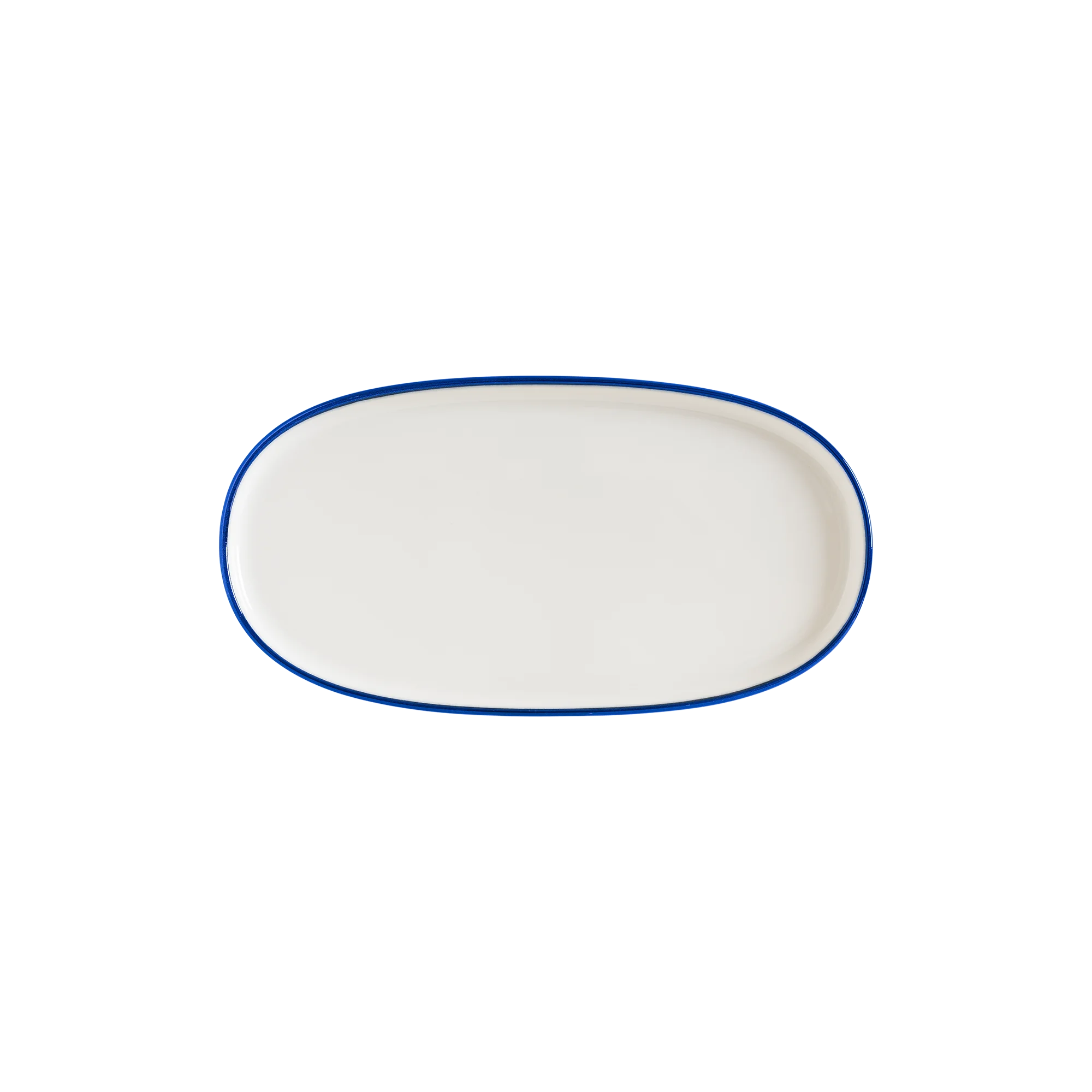 Bonna Linea Blue Hygge 25cm Oval Tabak, servis tabağı