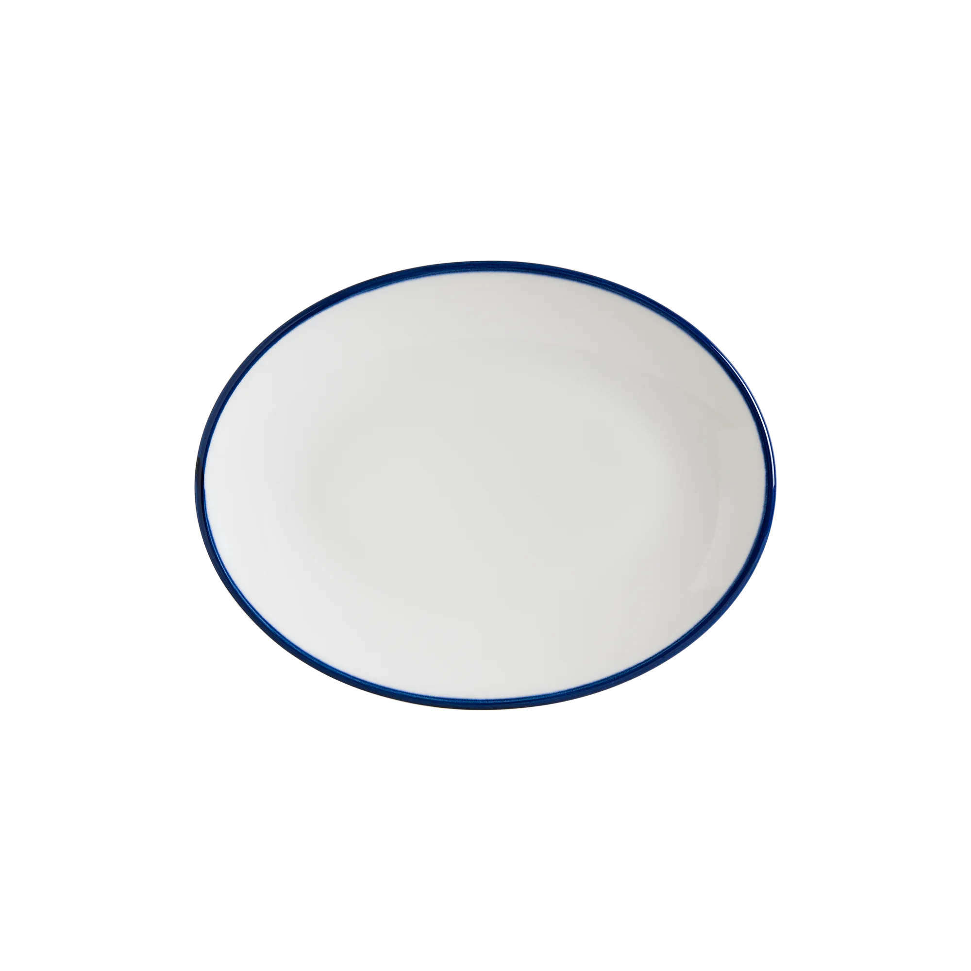 Bonna Linea Blue Moove Oval Tabak 20*15,6 cm, servis tabağı
