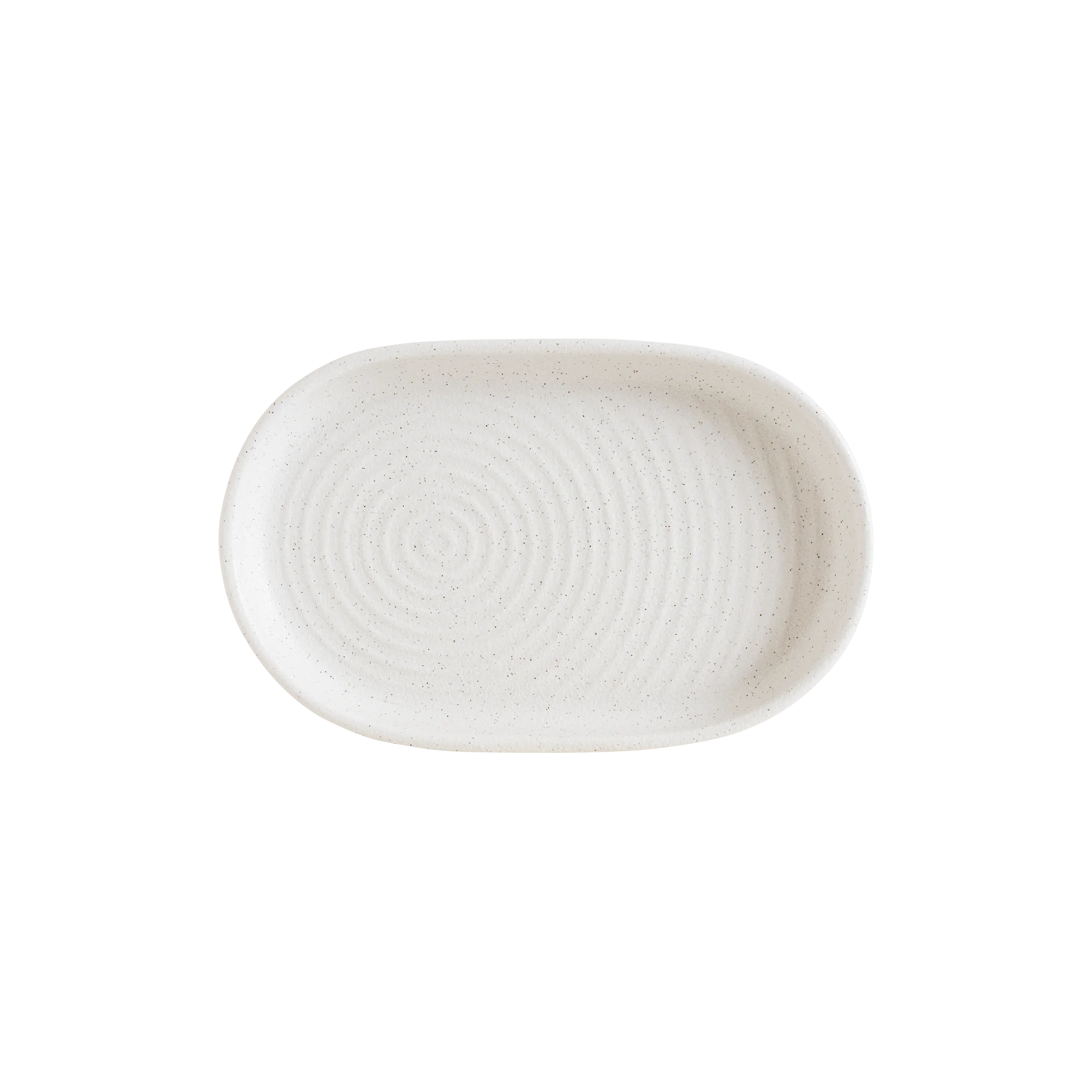 Bonna Liora Ripple Oval Tabak 15 cm, servis tabağı
