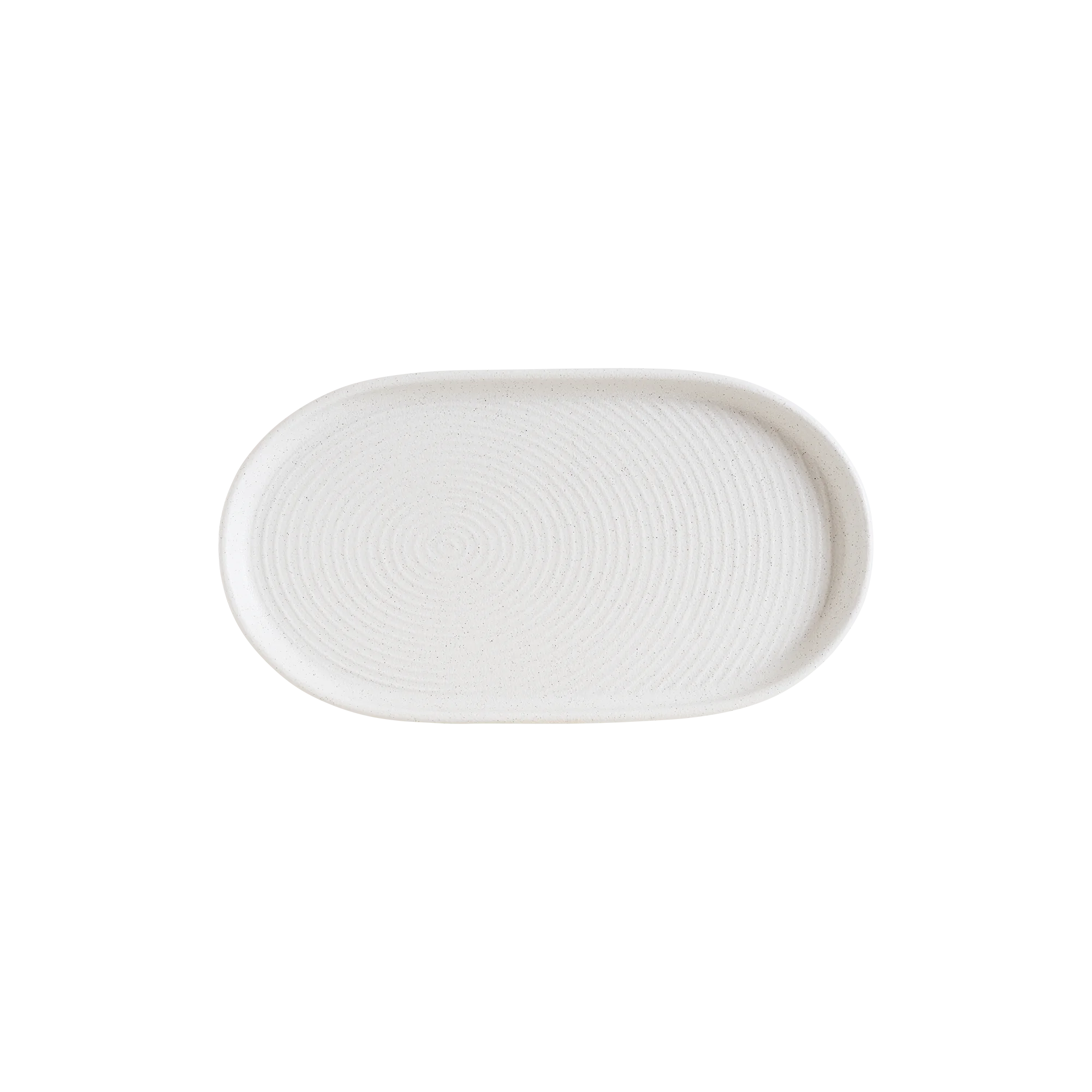 Bonna Liora Ripple Oval Tabak 33*18, servis tabağı