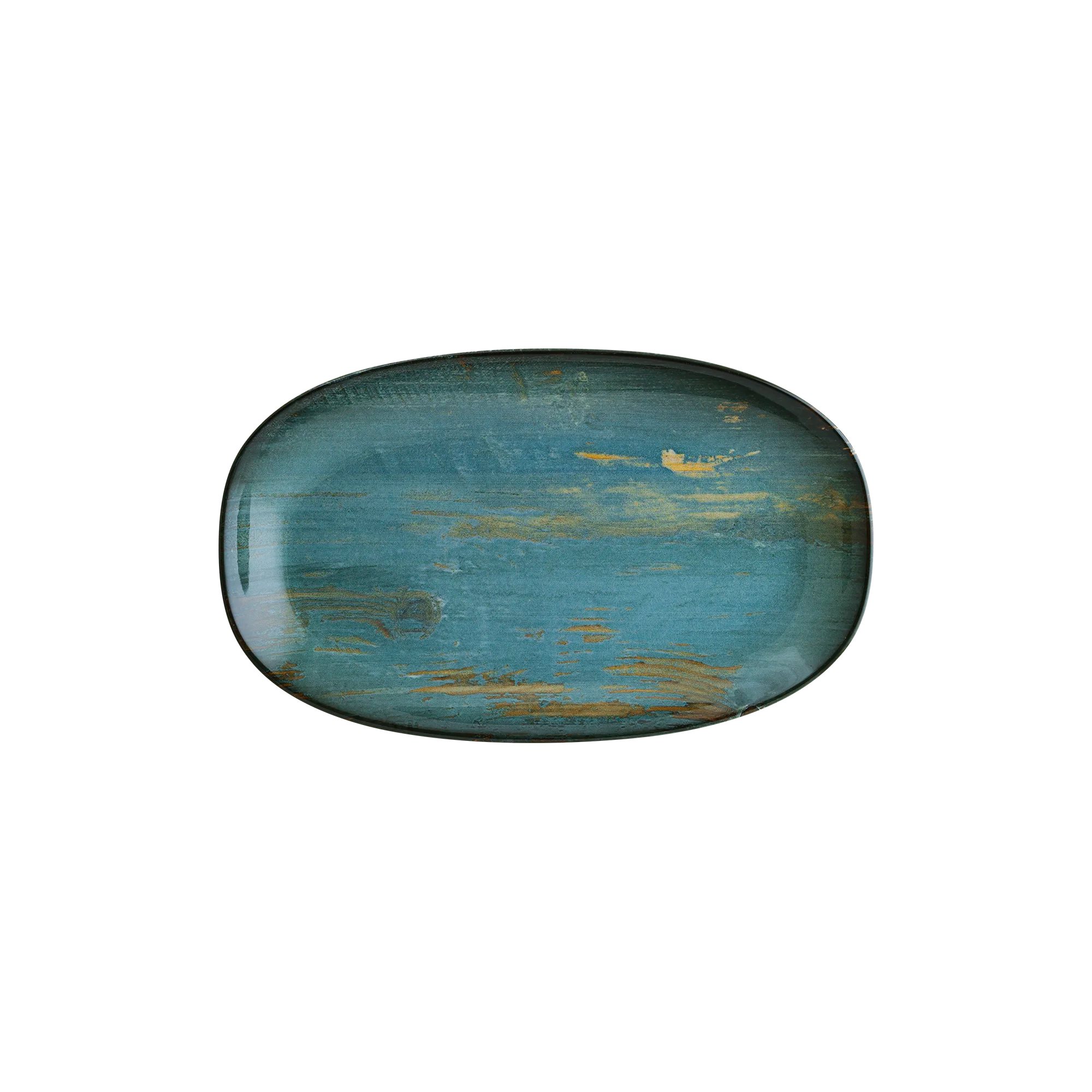 Bonna Madera Mint Gourmet Oval Kayık Tabak 15*8.5 cm 95 cc, sunum tabağı