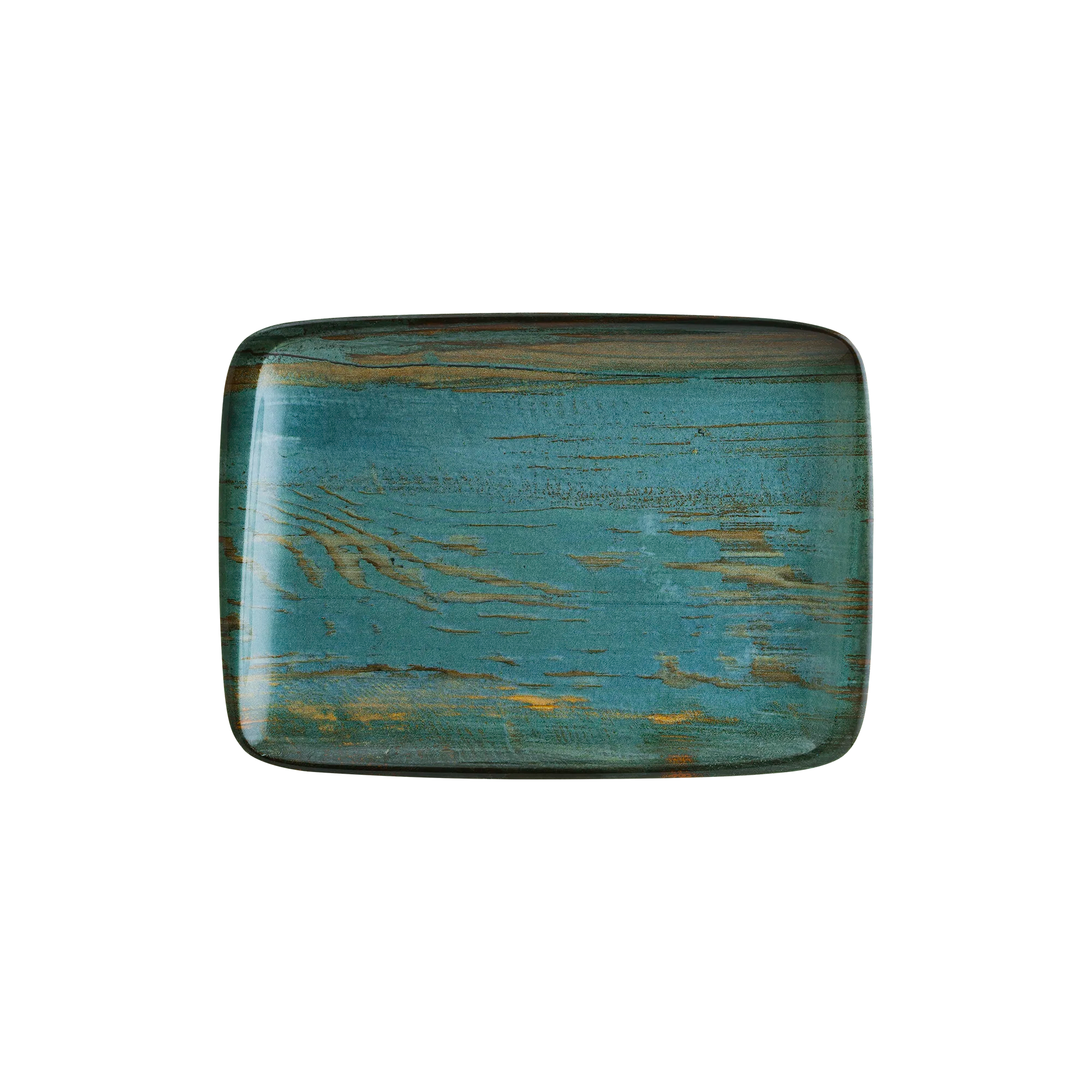 Bonna Madera Mint Moove Dikdörtgen Tabak 34 cm, servis tabağı