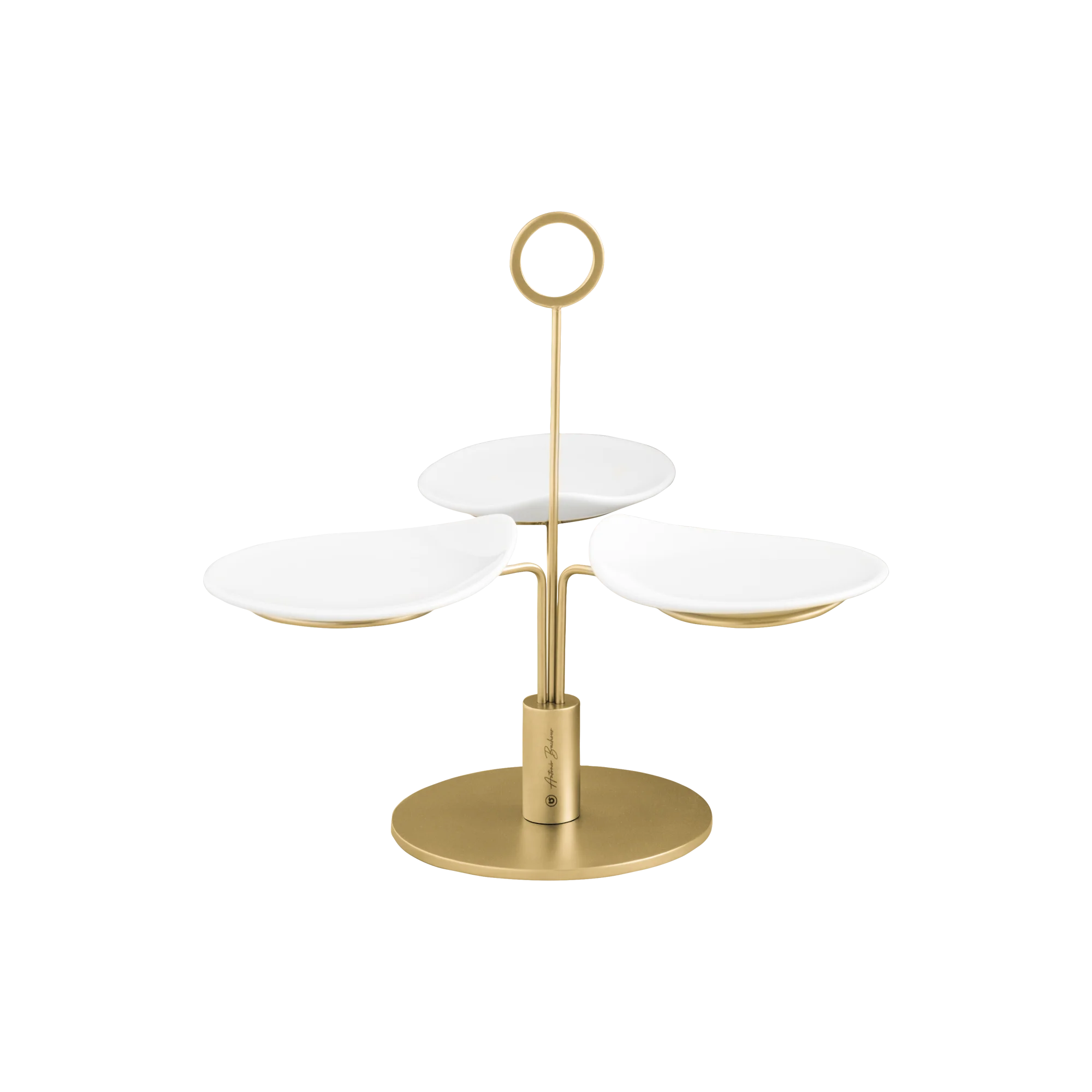 Bonna Clair Mat Gold 4'lü Sunum Stant Seti, profesyonel servis ürünü