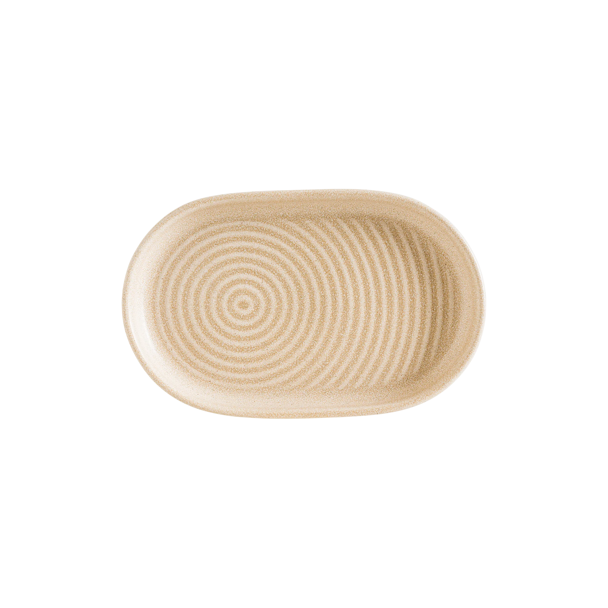 Bonna Mirage Ripple Oval Tabak 15 cm, servis tabağı
