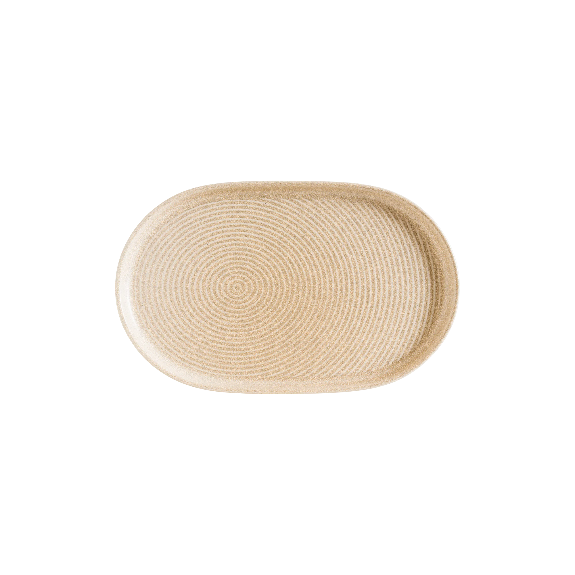 Bonna Mirage Ripple Oval Tabak 33*18, servis tabağı