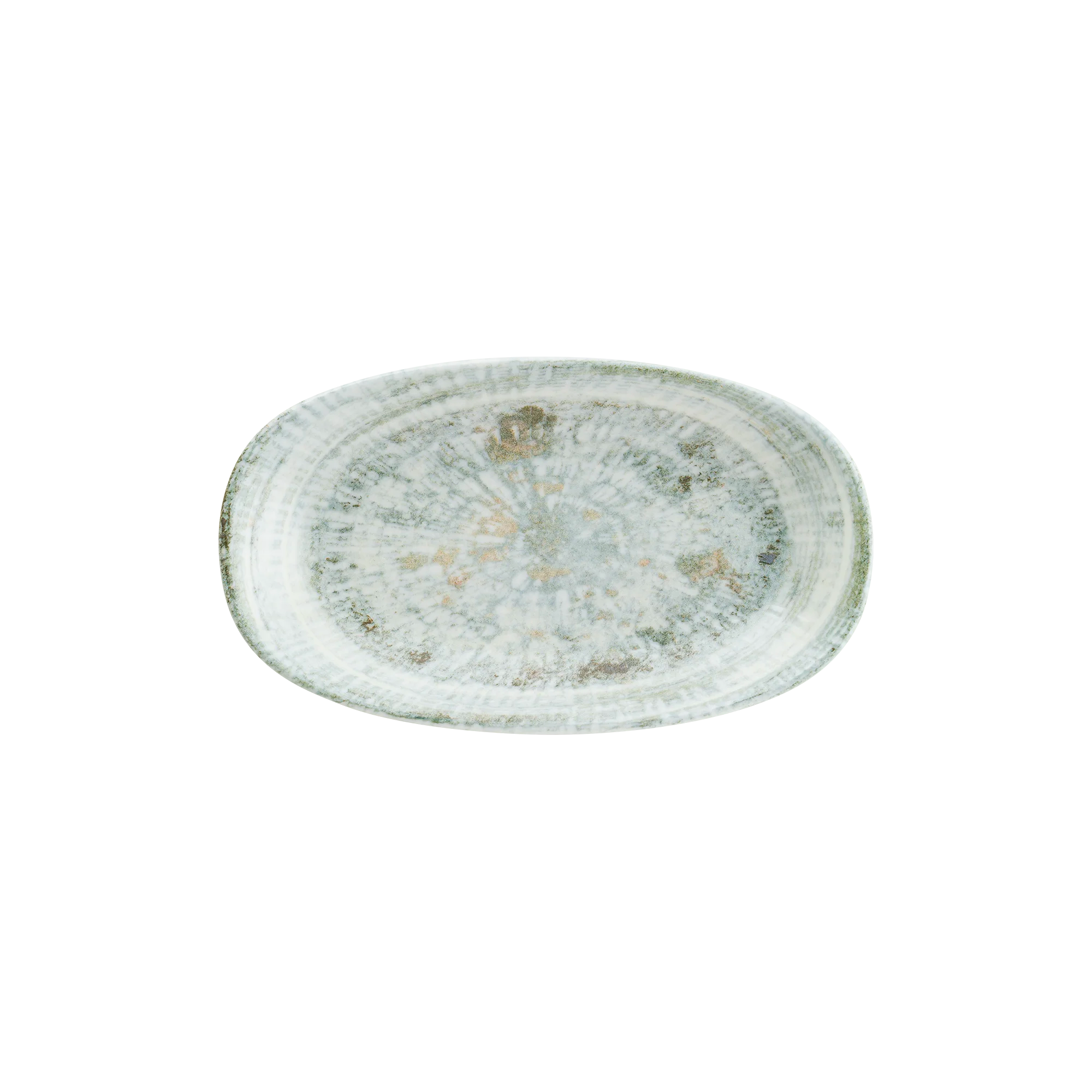 Bonna Odette Olive Gourmet Oval Kayık Tabak 15*8.5 cm 95 cc, sunum tabağı