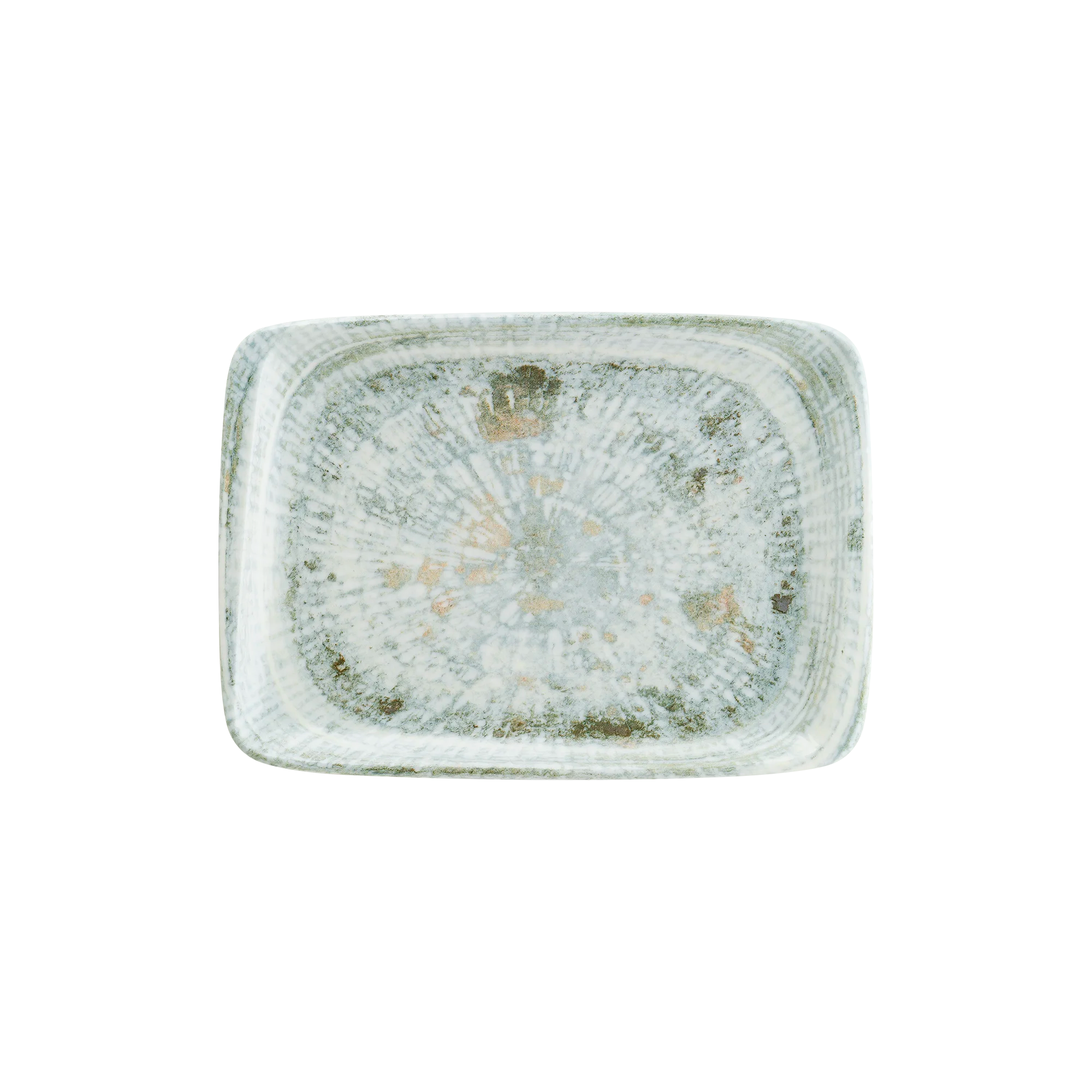 Bonna Odette Olive Moove Dikdörtgen Tabak 23*16 cm, servis tabağı