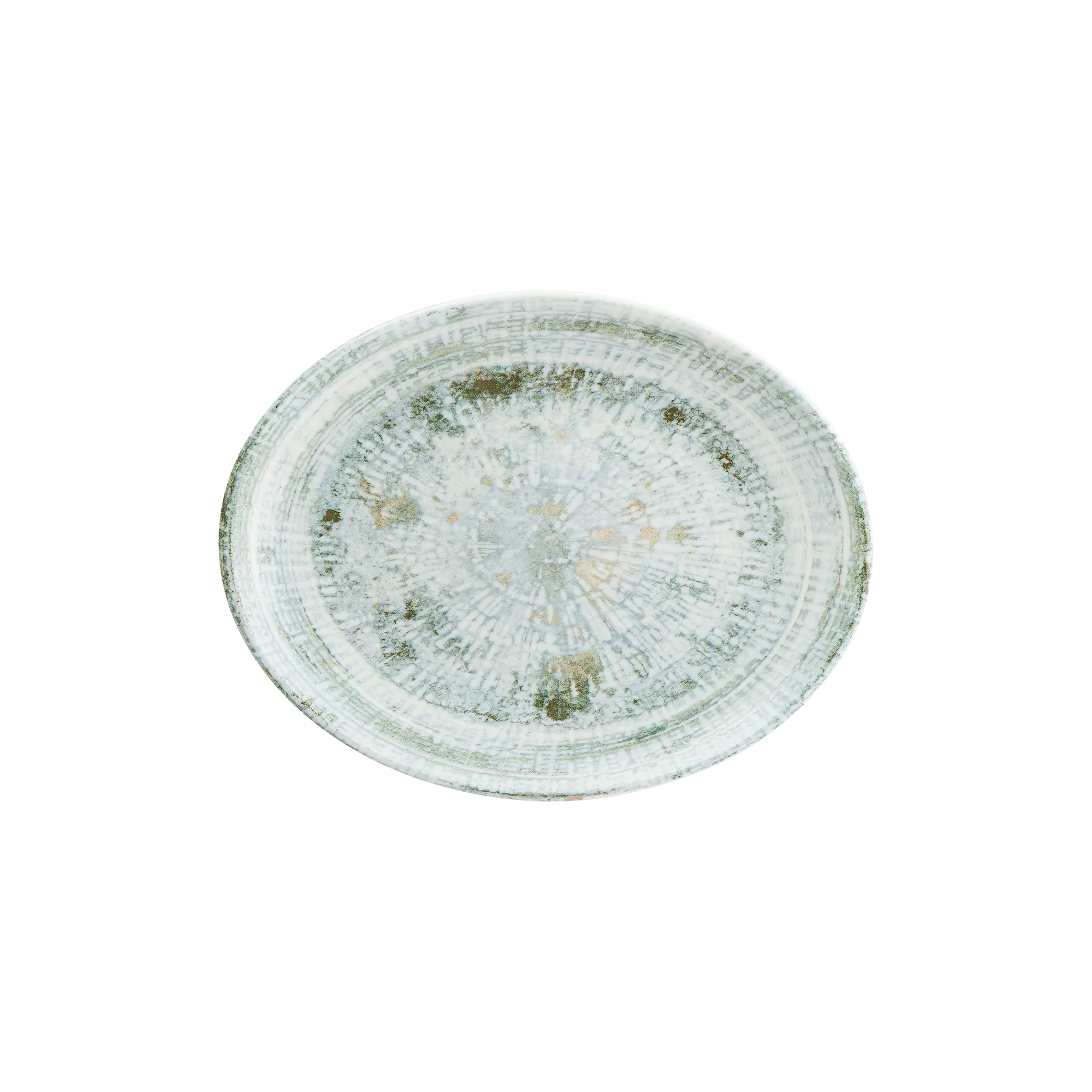 Bonna Odette Olive Moove Oval Tabak 36*28 cm, servis tabağı