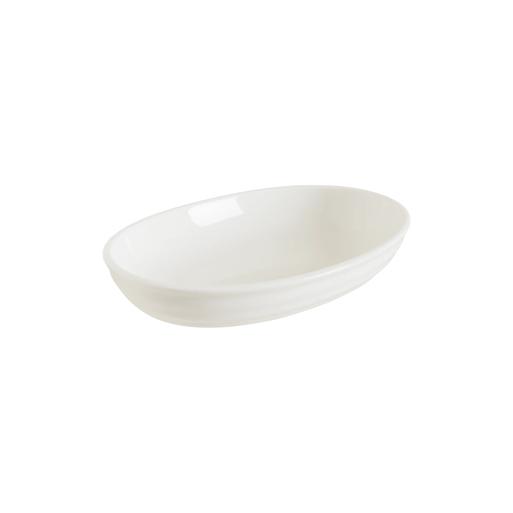 Bonna Pott Oval Kayık Tabak 12 cm 120 cc, sunum tabağı