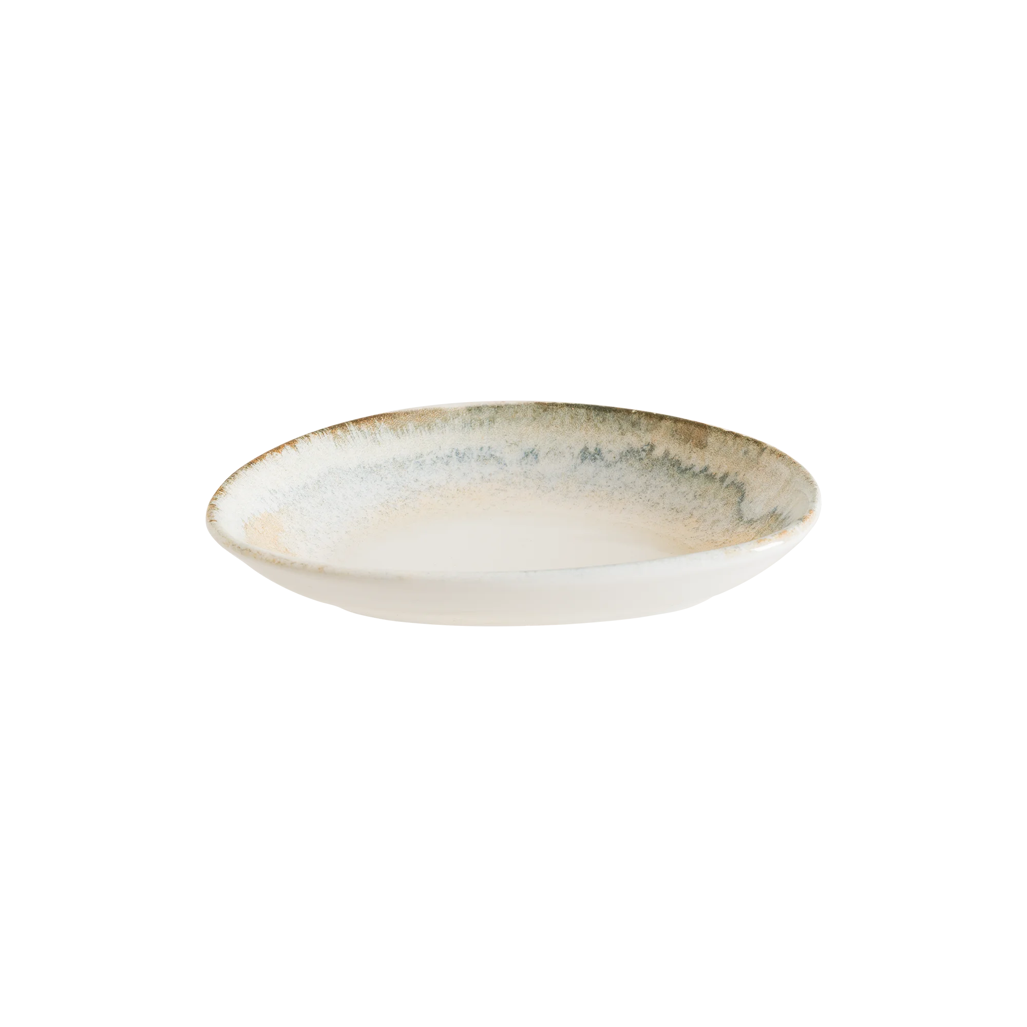 Bonna Knidos Vago Oval Kayık Tabak 15*8.5 cm 140 cc, sunum tabağı