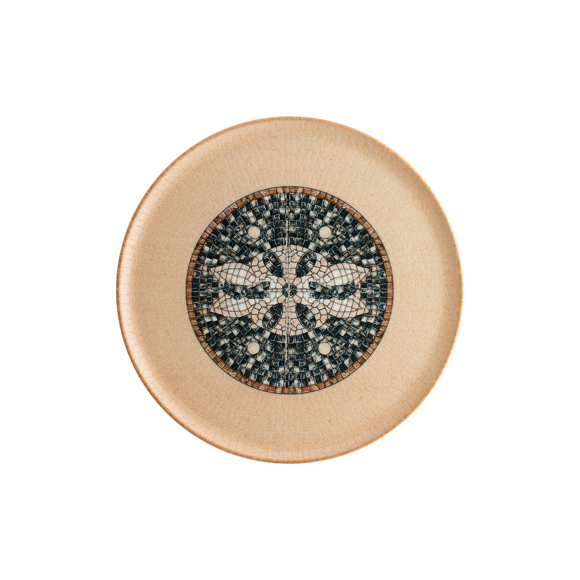 Bonna Mezopotamya Mozaik Kahve Gourmet Pizza Tabağı 32 cm, profesyonel servis ürünü