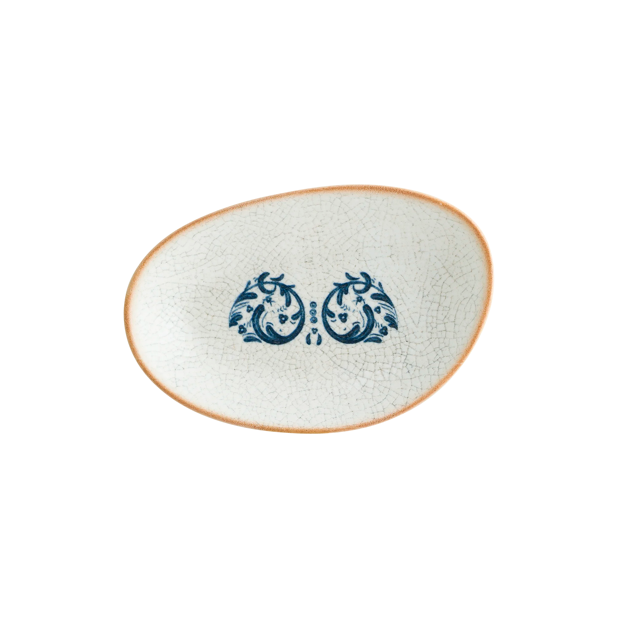 Bonna Viento Vago Oval Kayık Tabak 12*8 cm, sunum tabağı
