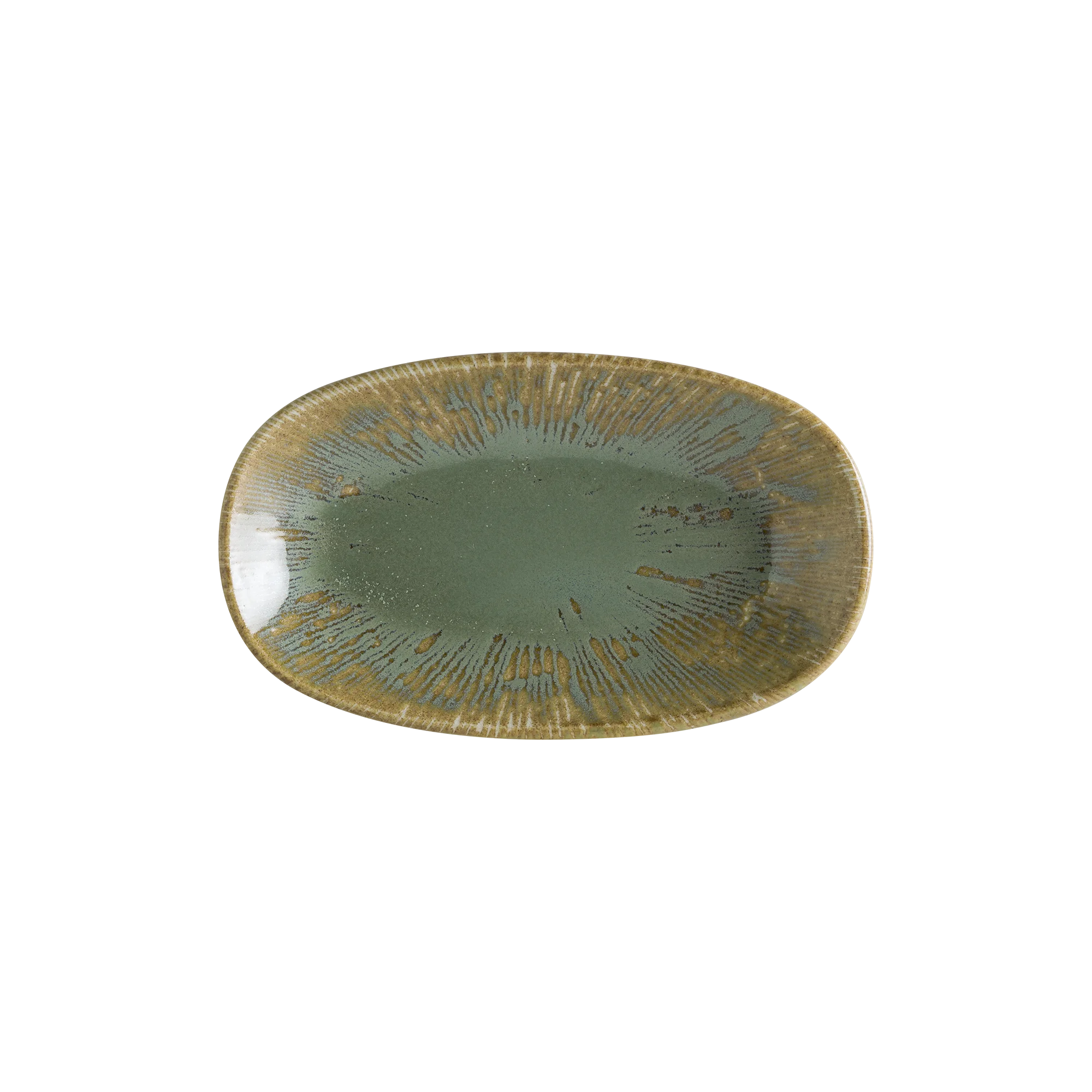 Bonna Sage Snell Gourmet Oval Kayık Tabak 15*8.5 cm 95 cc, sunum tabağı