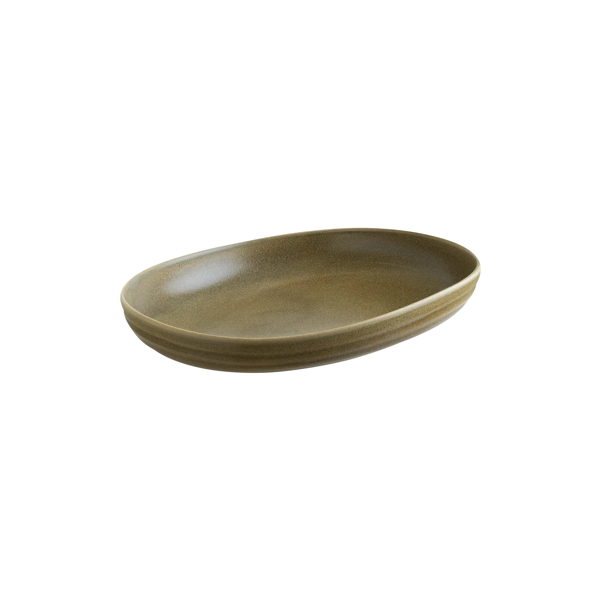 Bonna Terra Pott Oval Tabak 31*22 cm, servis tabağı
