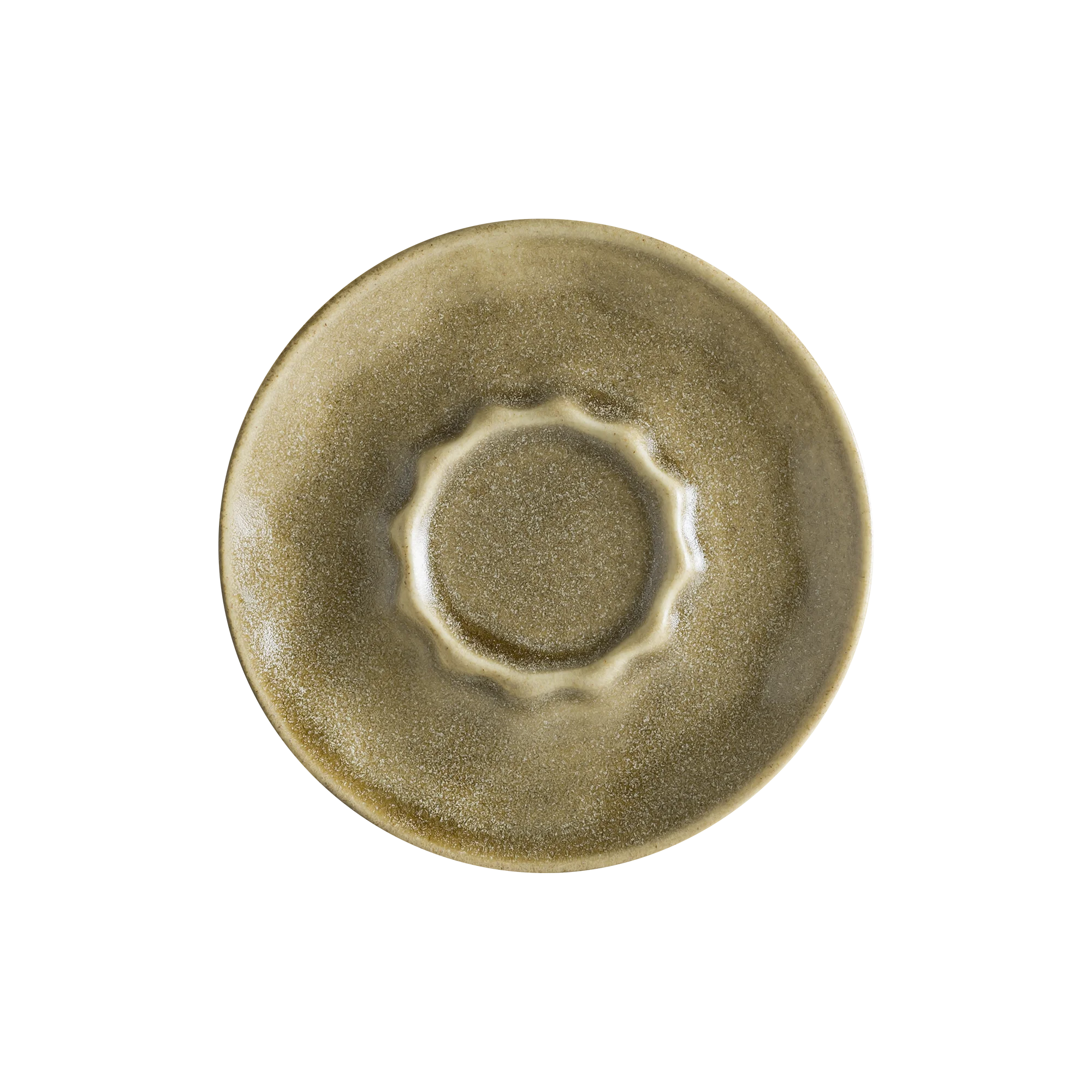 Bonna Terra Raw Espresso Fincan Tabağı 12 cm, fincan tabağı