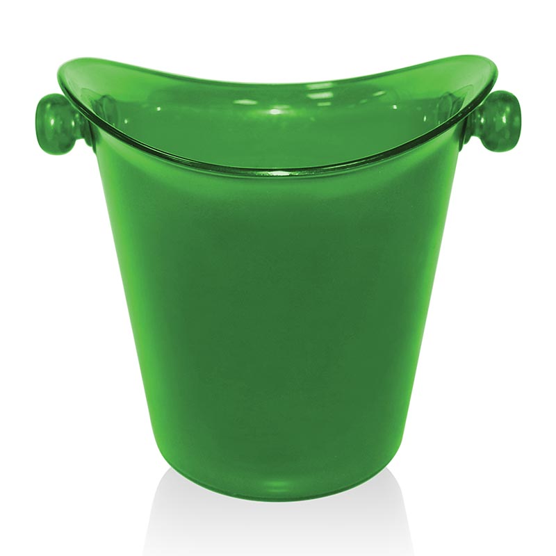biradli brd4632 akrilik sise kovasi 27x155x23 cm yesil profesyonel mutfak ekipmani