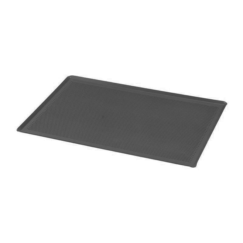 almetal kaplamali aluminyum italyan acili delikli tava 2 mm 38x46x1 cm siyah italyan acili firin tavasi