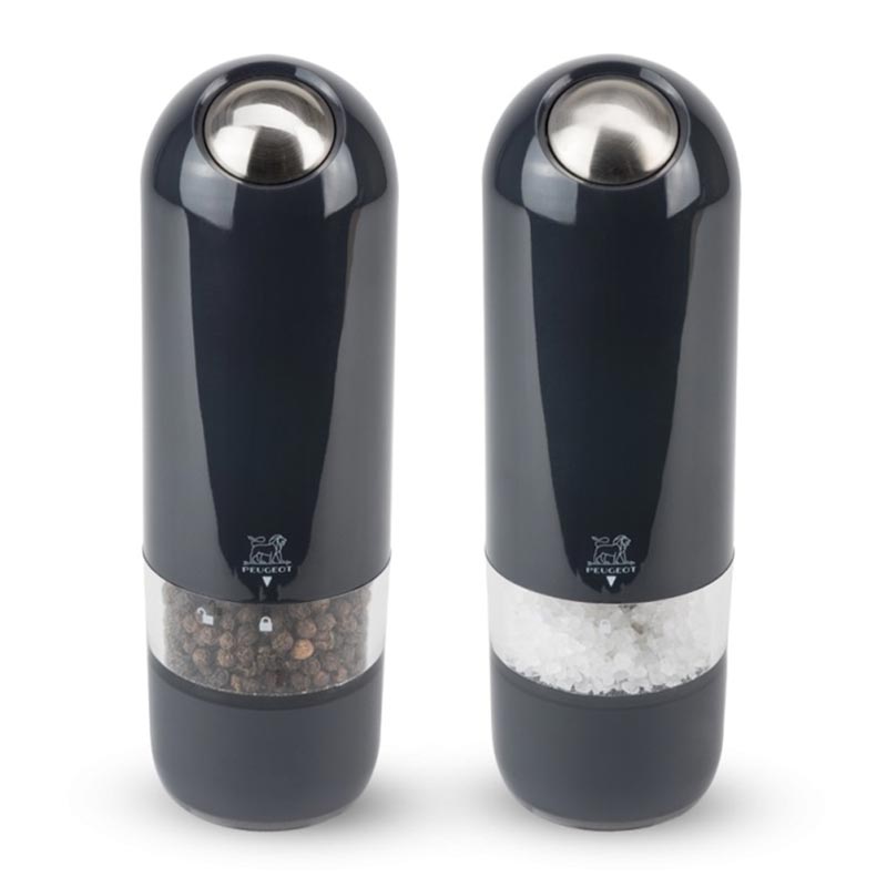 Peugeot Alaska Quartz Karabiber-Tuz Değirmeni Seti, 17 cm, tuz değirmeni