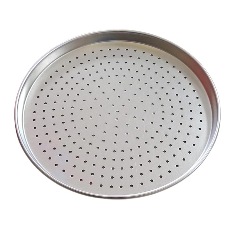 almetal standart model delikli pizza tavasi 28 cm pizza pisirme tavasi