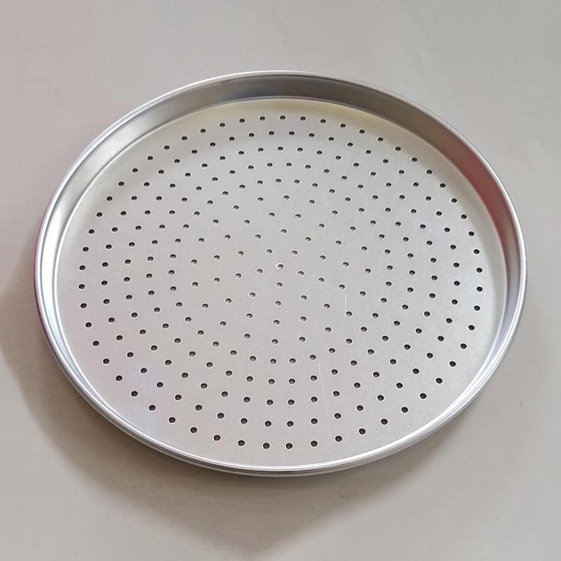almetal standart model delikli pizza tavasi 34 cm pizza pisirme tavasi