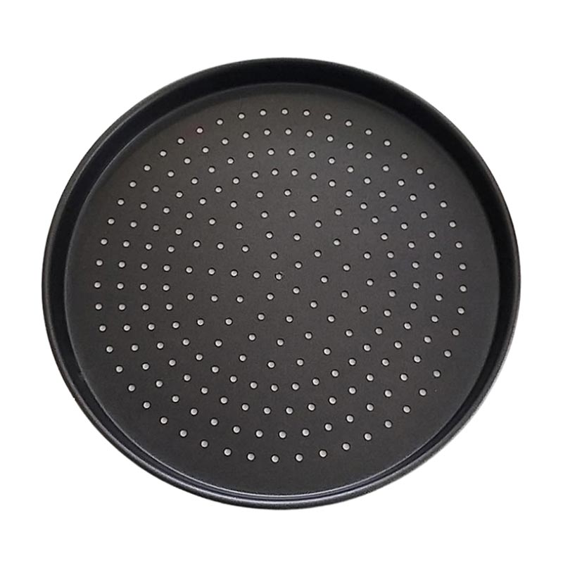 almetal standart model delikli kaplamali pizza tavasi 32 cm pizza pisirme tavasi