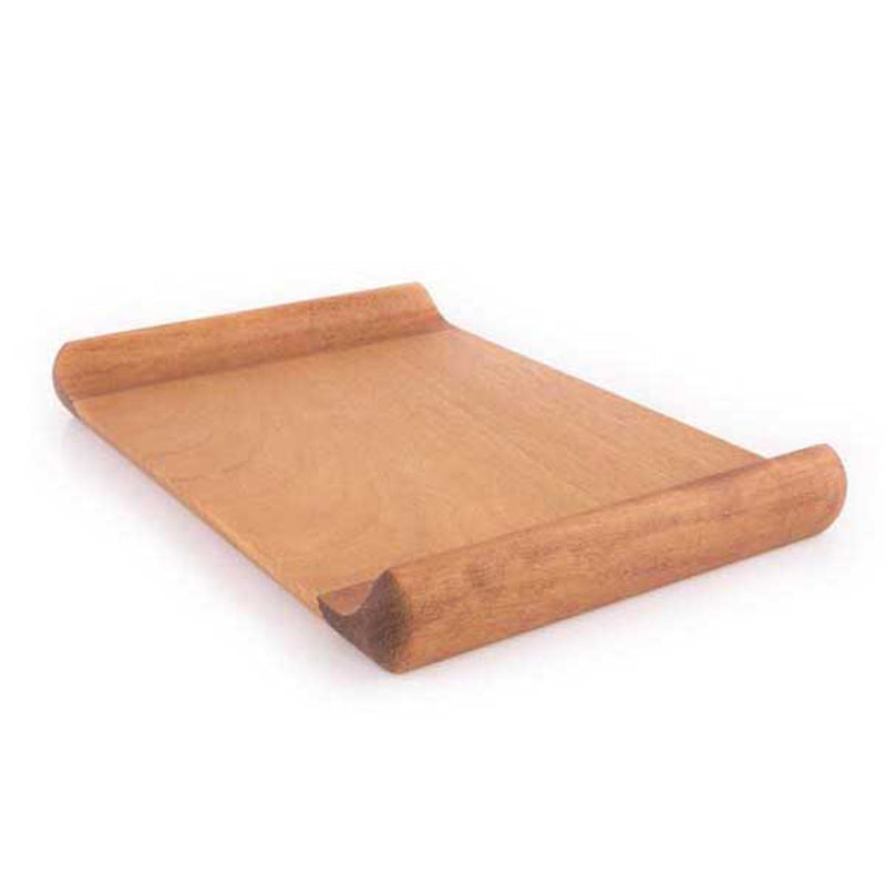 altinbasak ayakli steak ahsabi iroko 34x23x4 cm profesyonel mutfak kullanimina uygun pisirme ekipmani